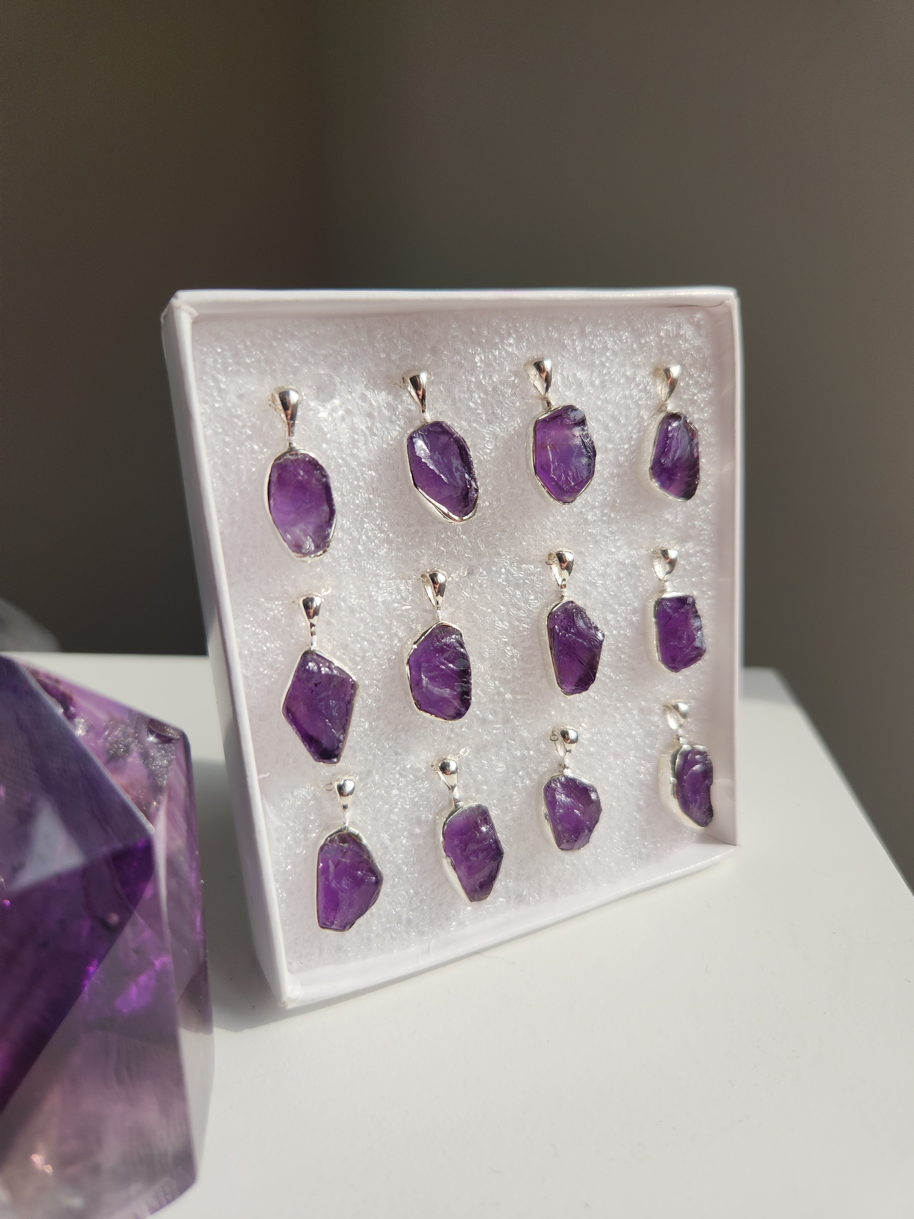 Amethyst Raw Necklace | Select your piece