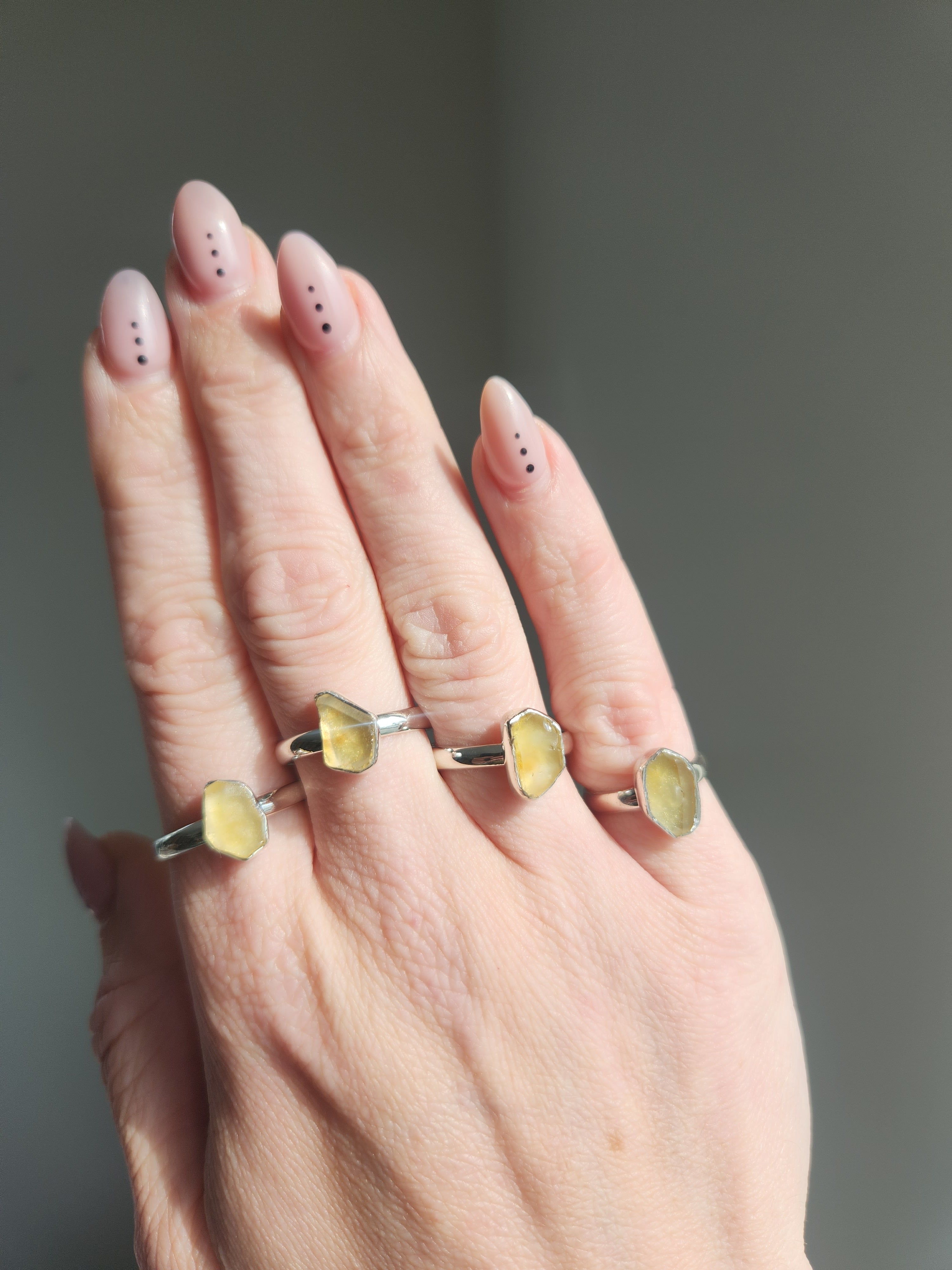 Libyan Desert Glass Ring | Select your piece