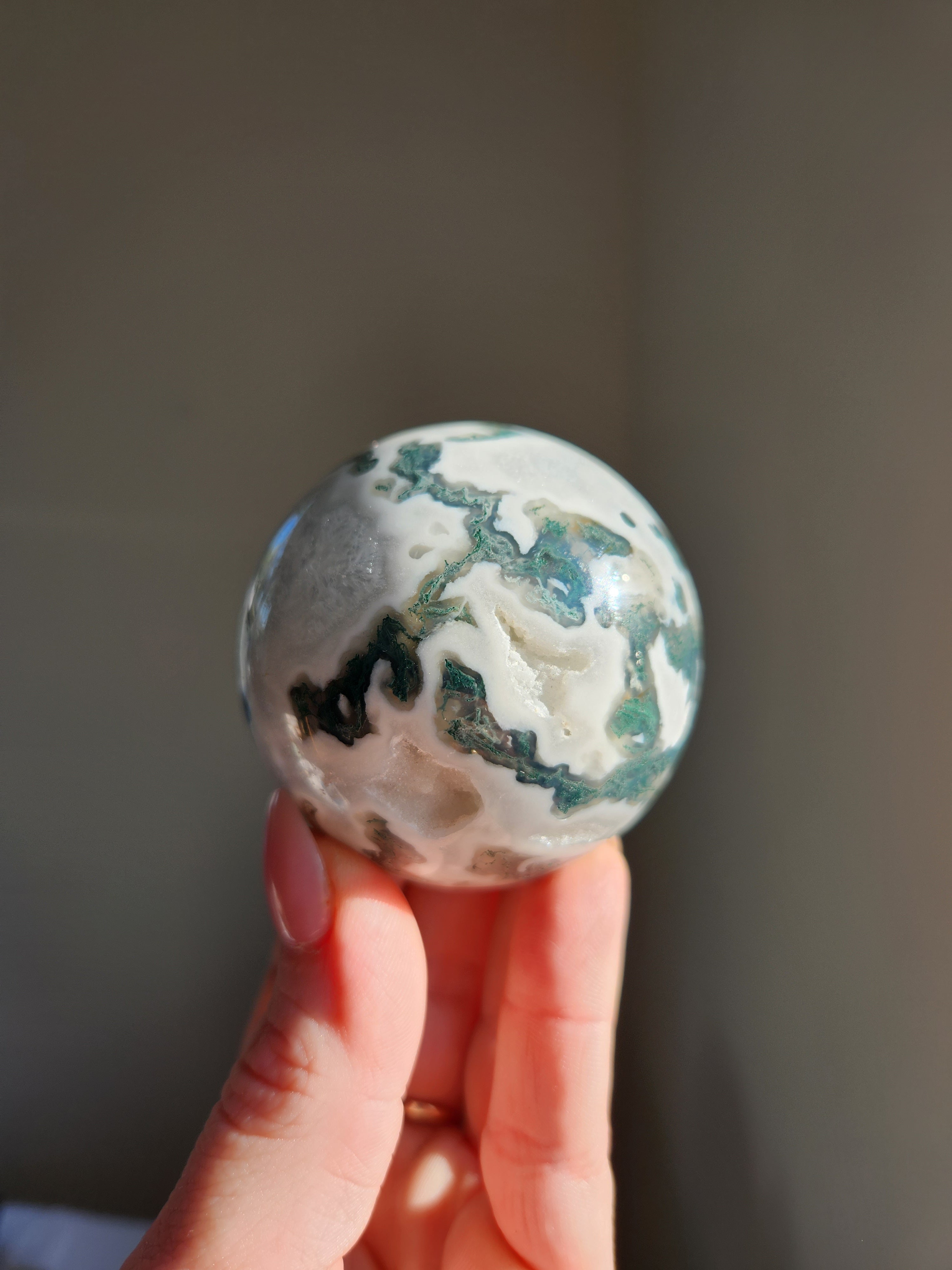 Moss Agate Sphere 002