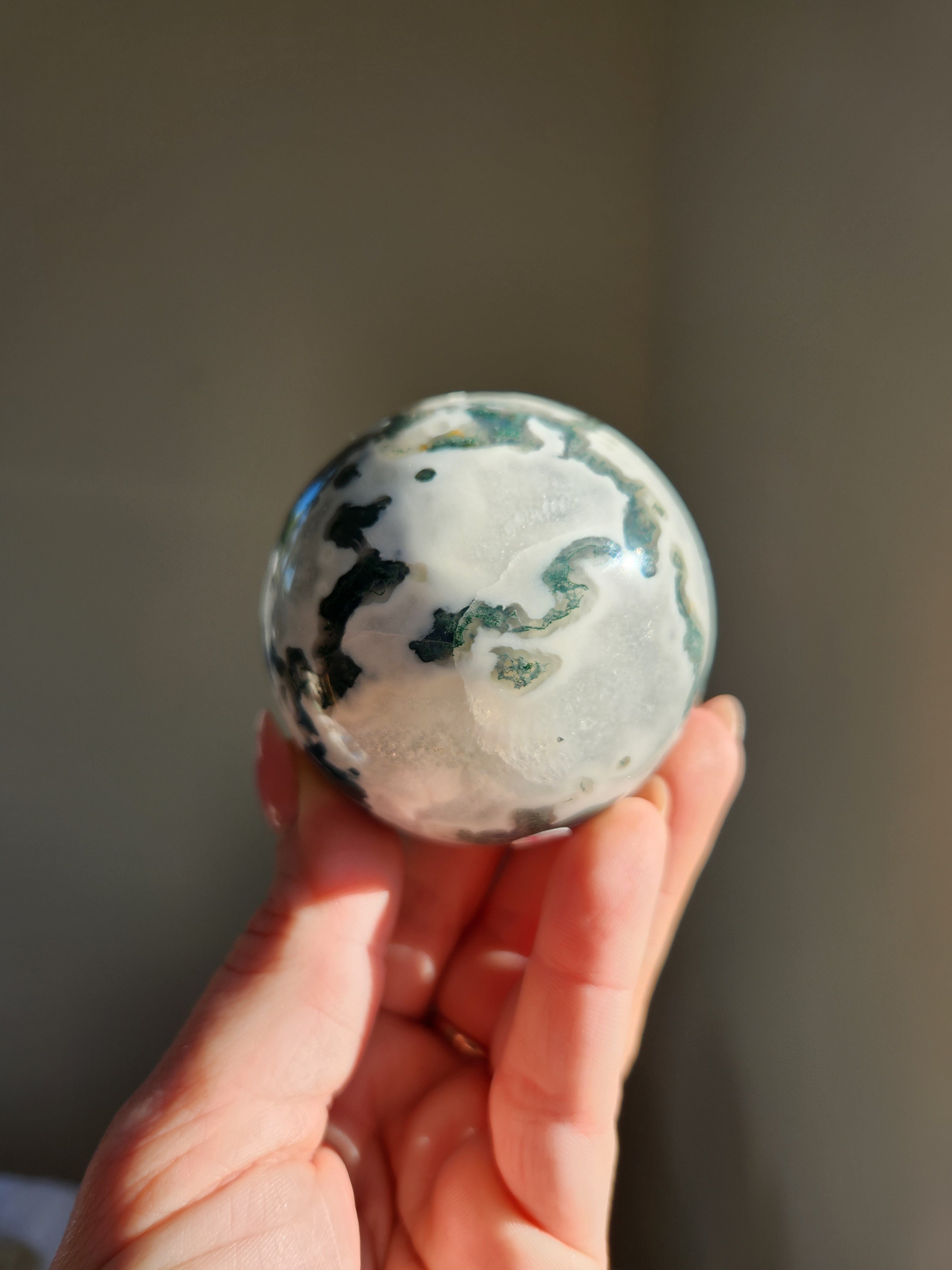 Moss Agate Sphere 002