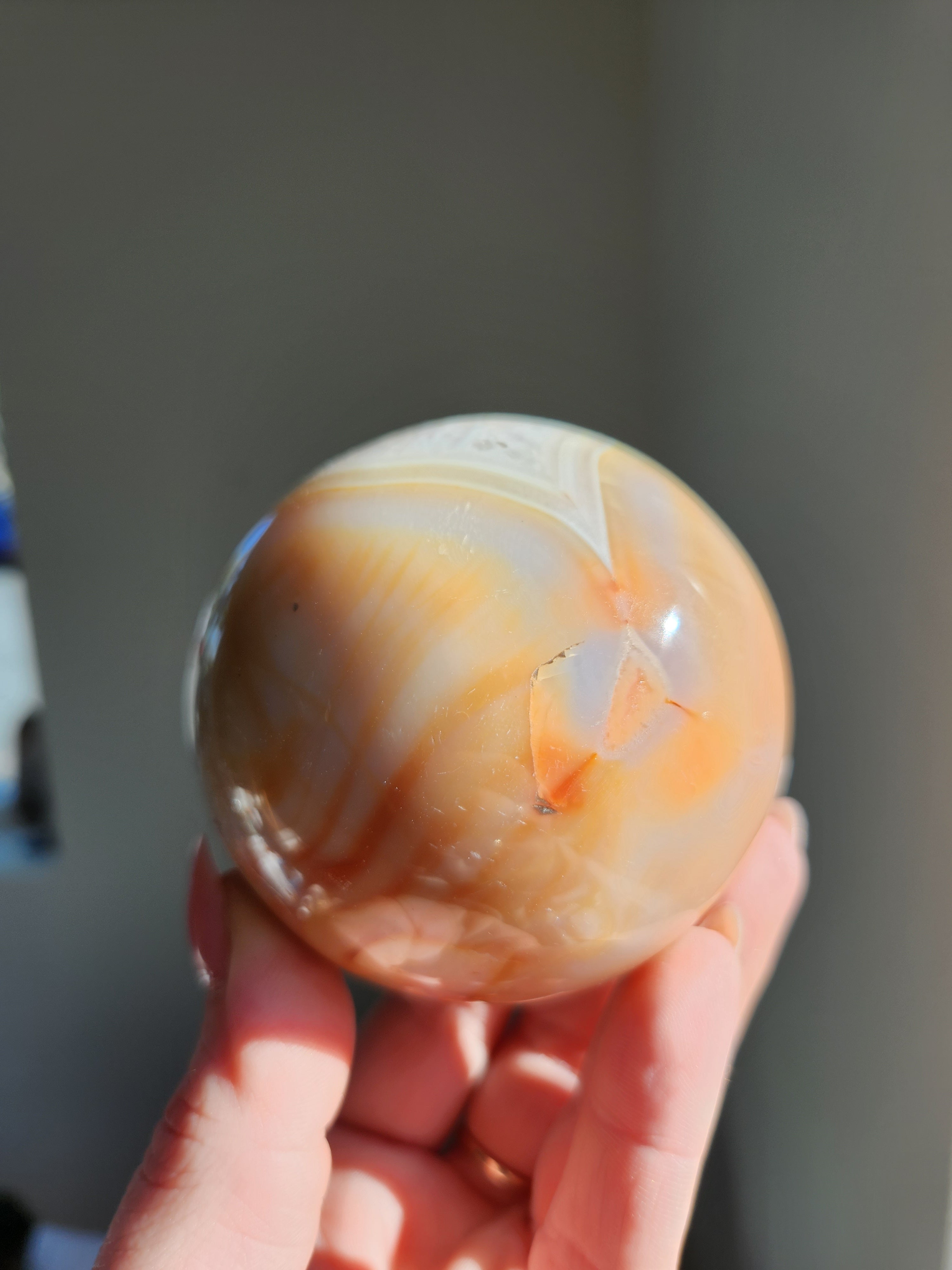 Carnelian Sphere 001