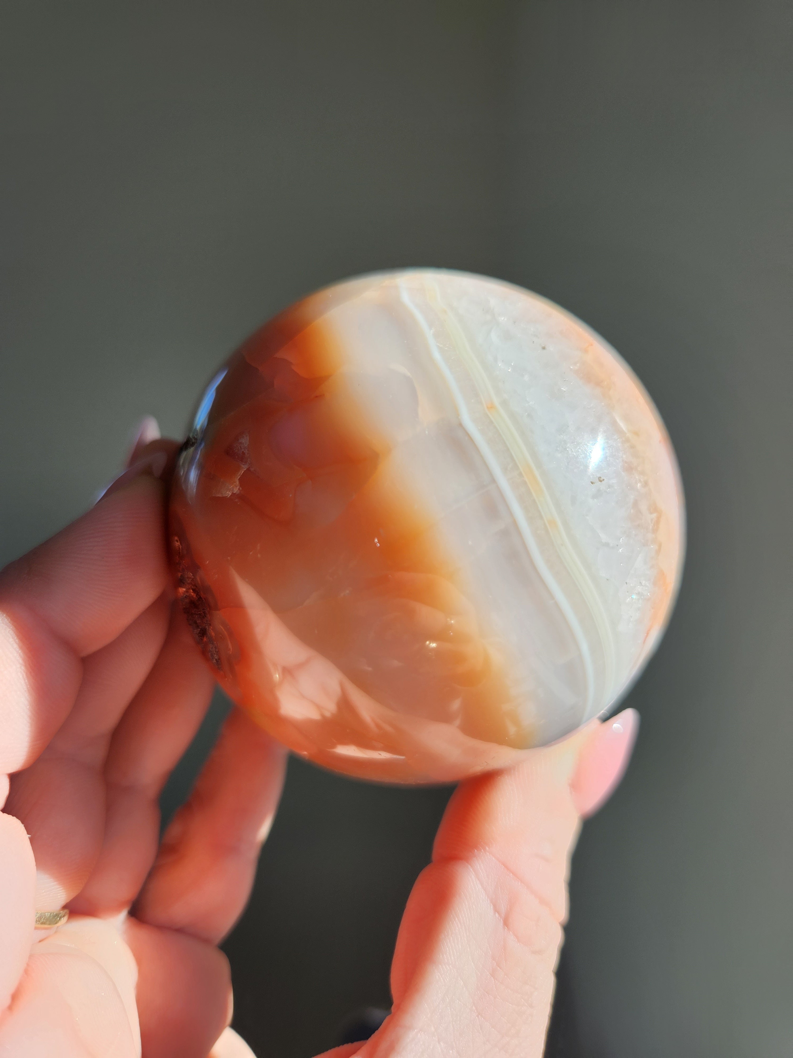 Carnelian Sphere 001