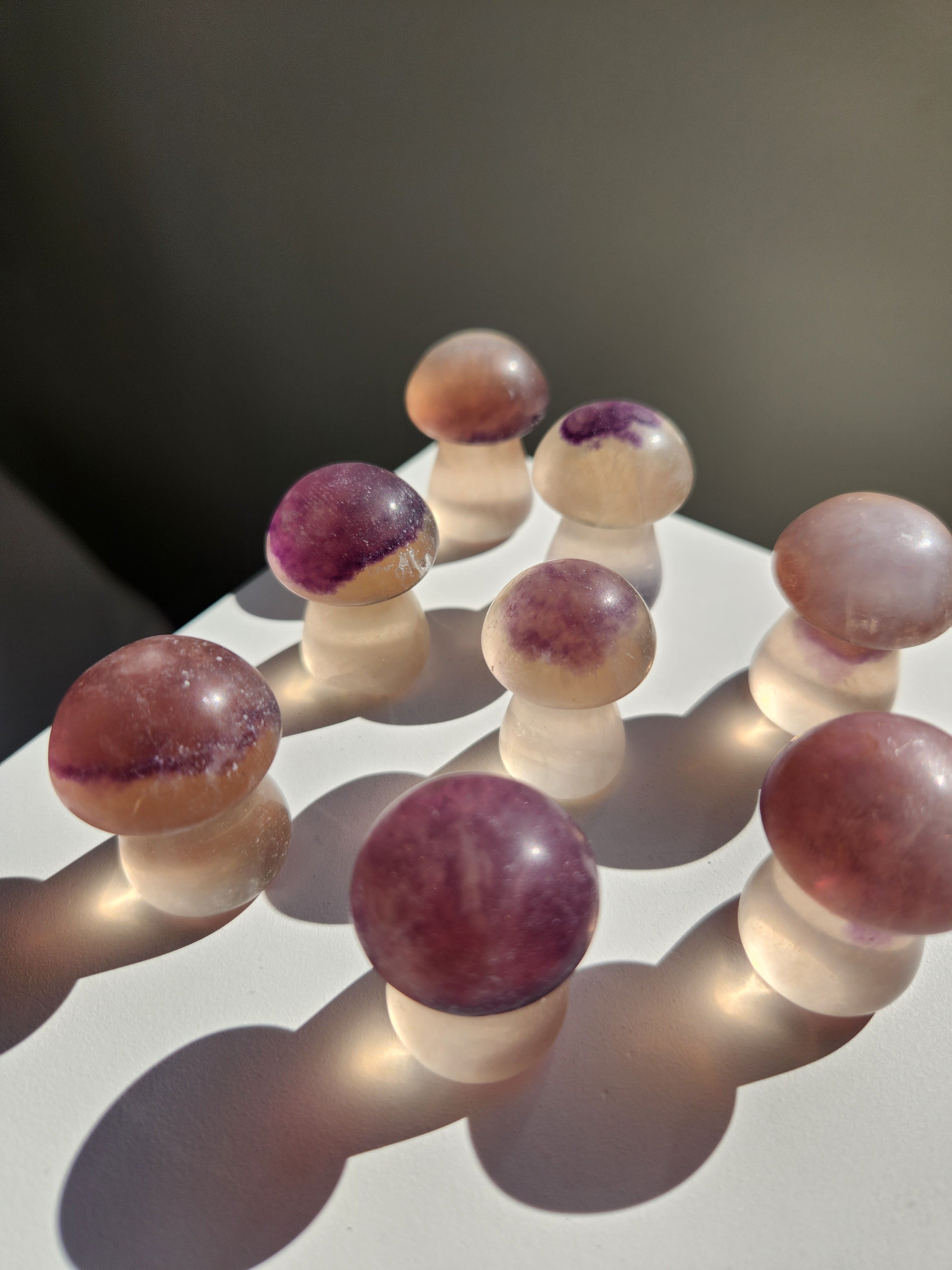 Fluorite Mushrooms