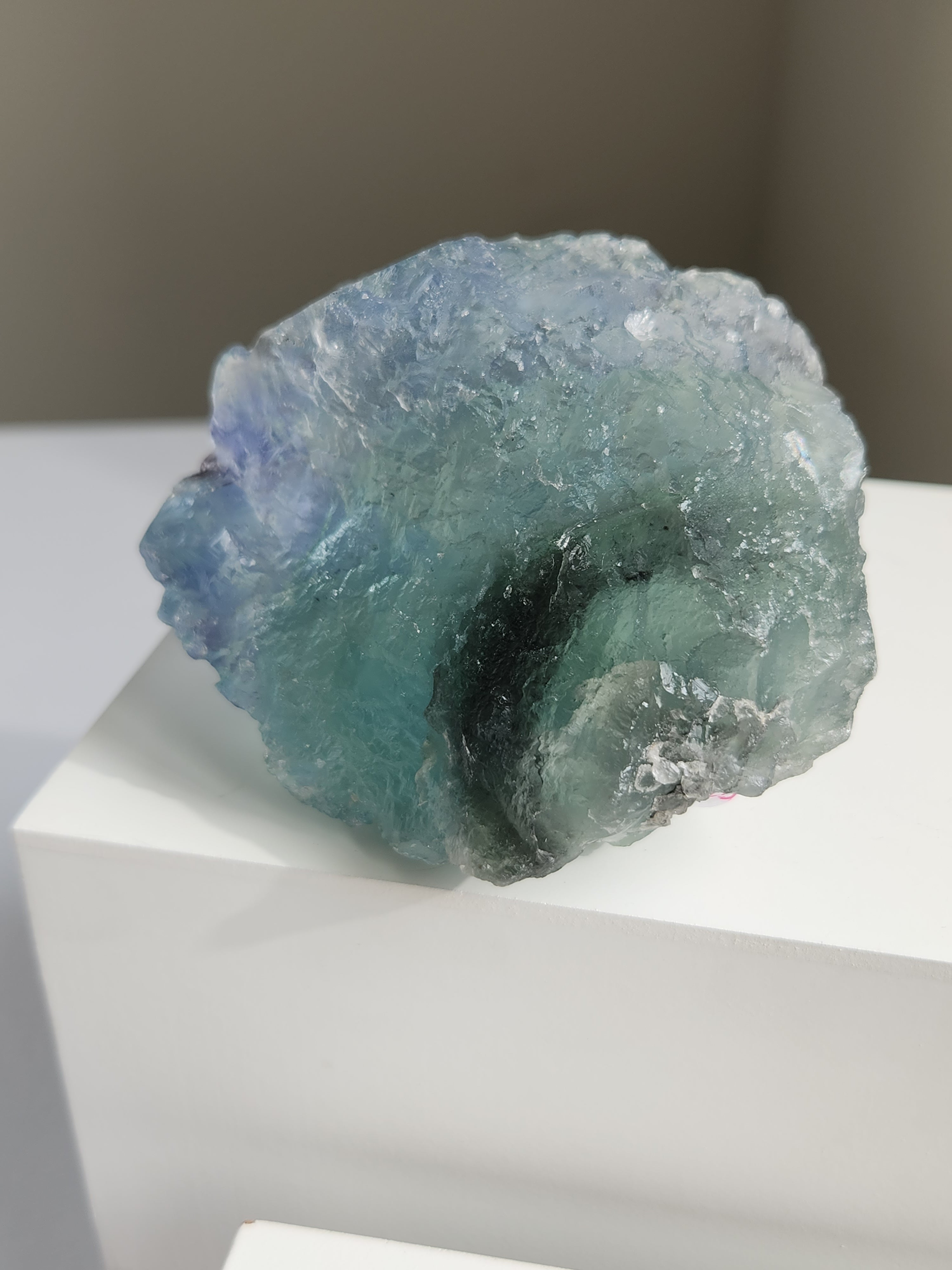 Hydroetched Bicolor Fluorite 006