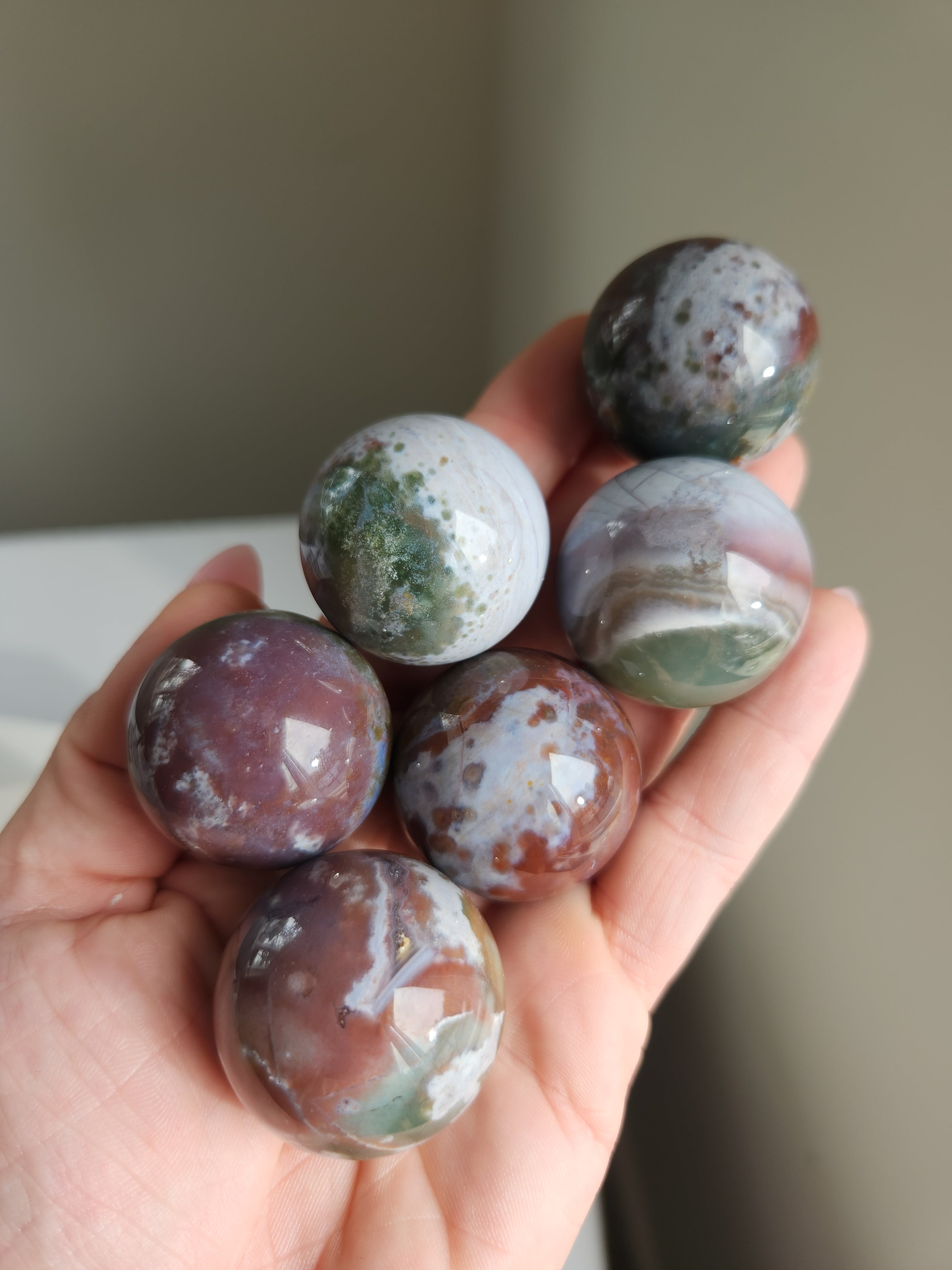 Ocean Jasper Mini Spheres