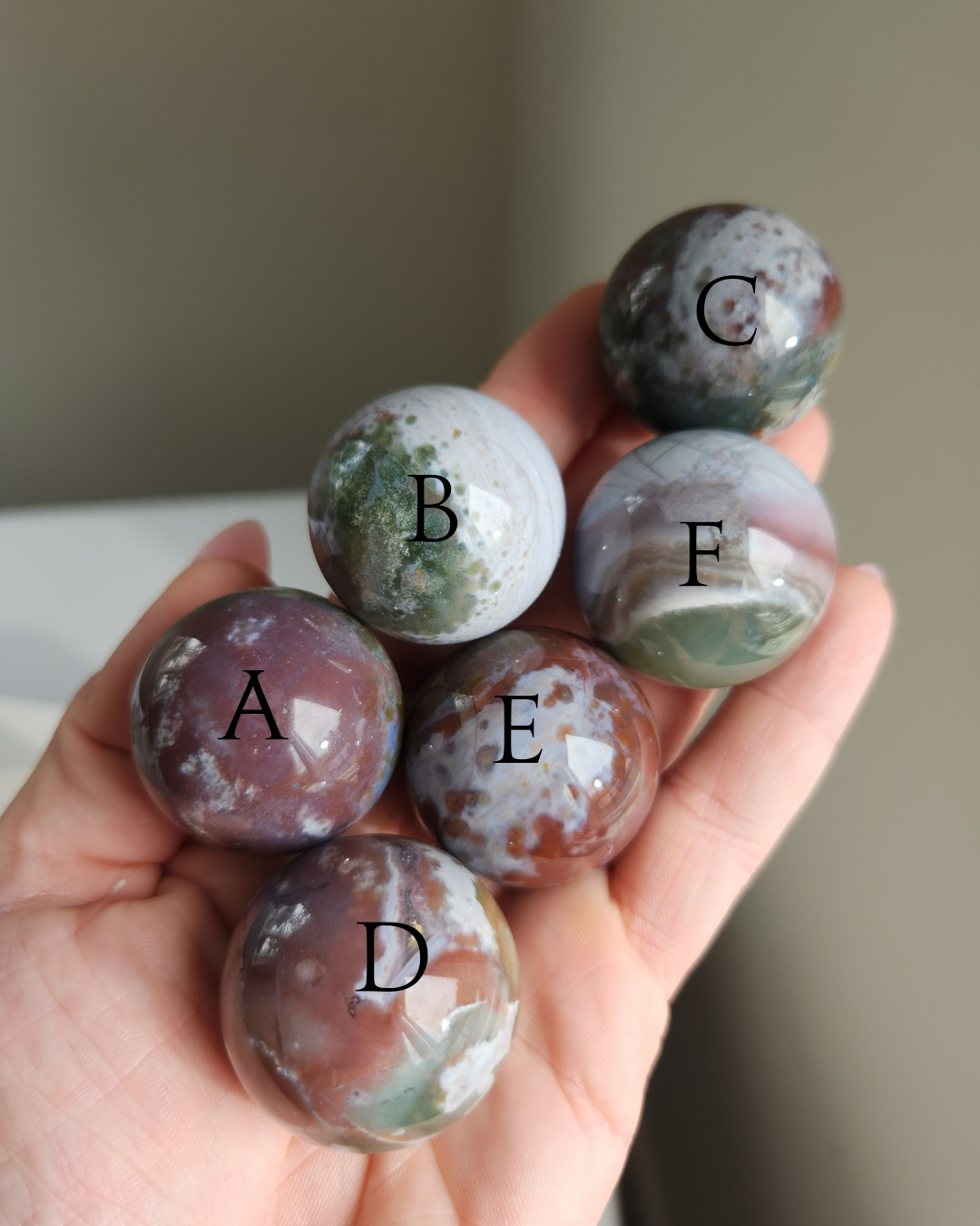 Ocean Jasper Mini Spheres