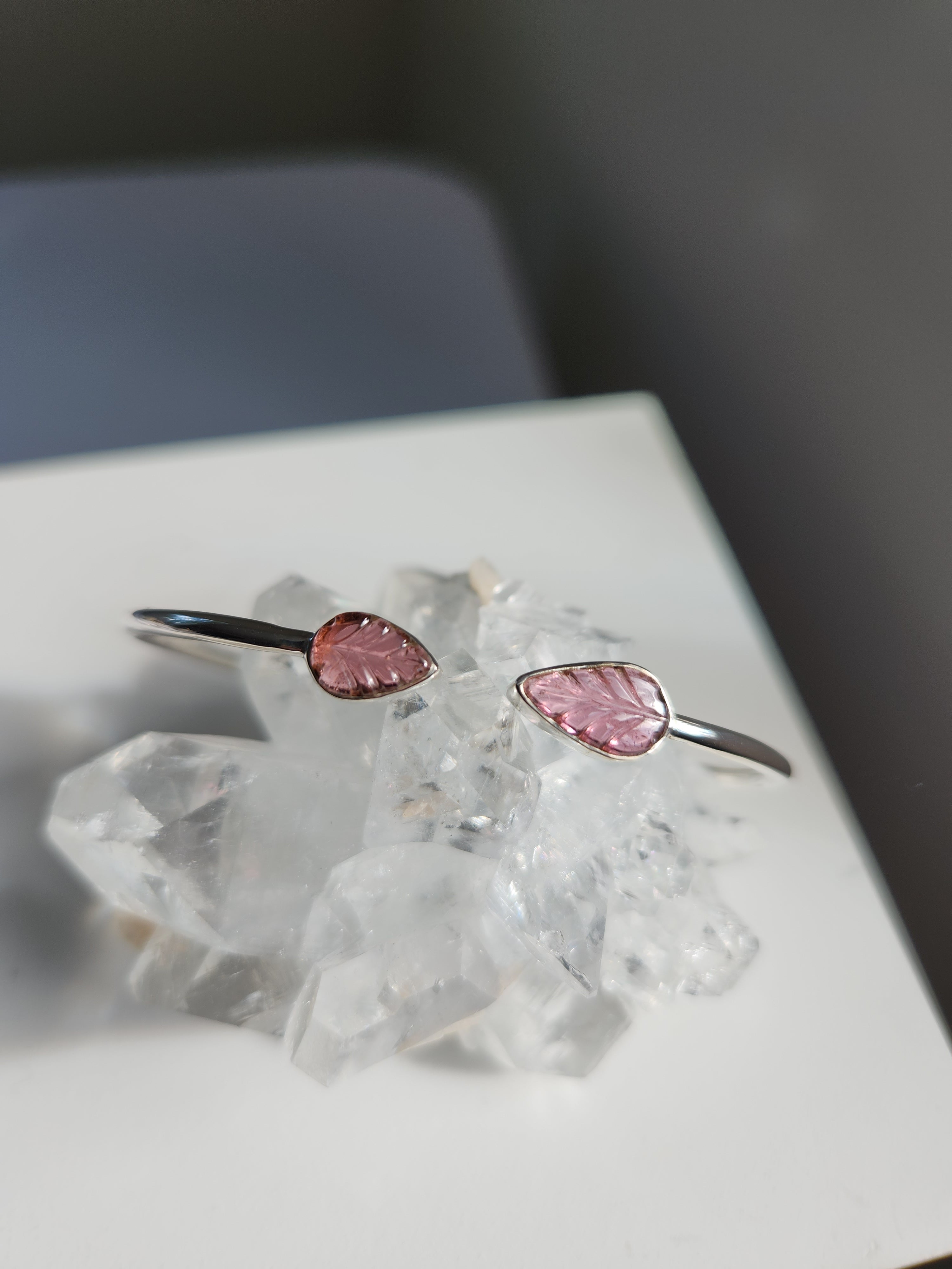 Tourmaline Leaf Bracelet 003