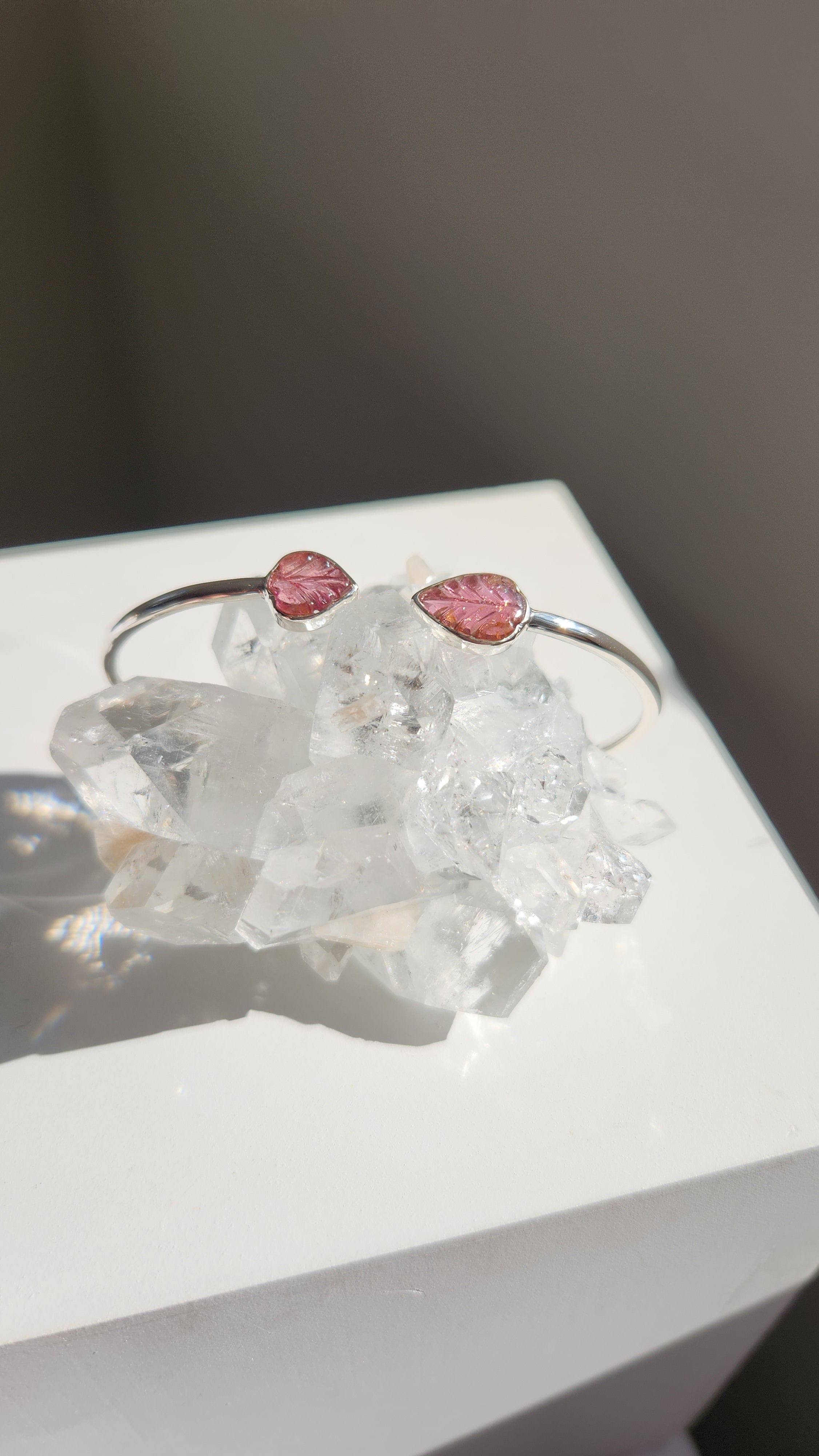 Tourmaline Leaf Bracelet 005