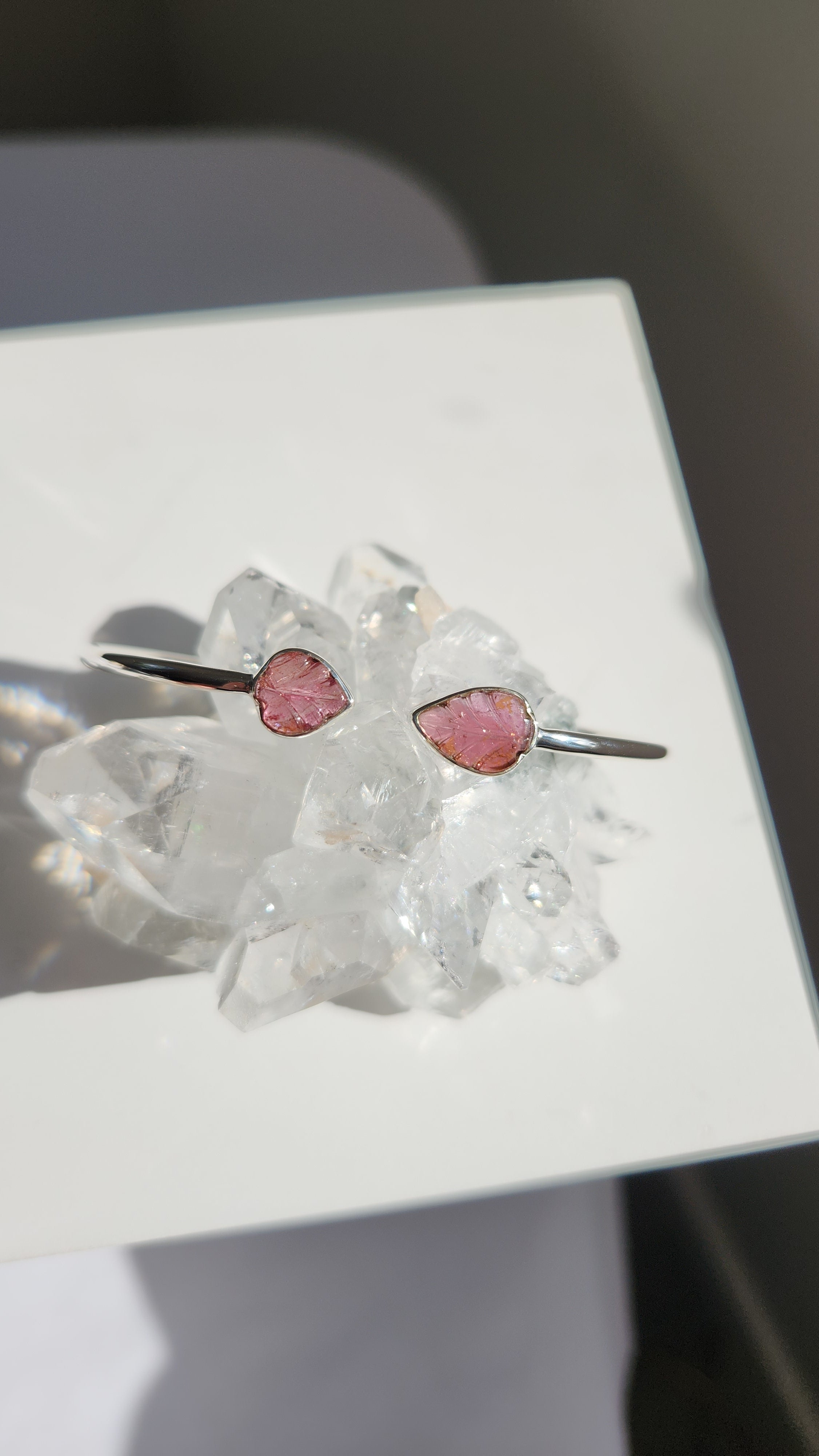 Tourmaline Leaf Bracelet 005