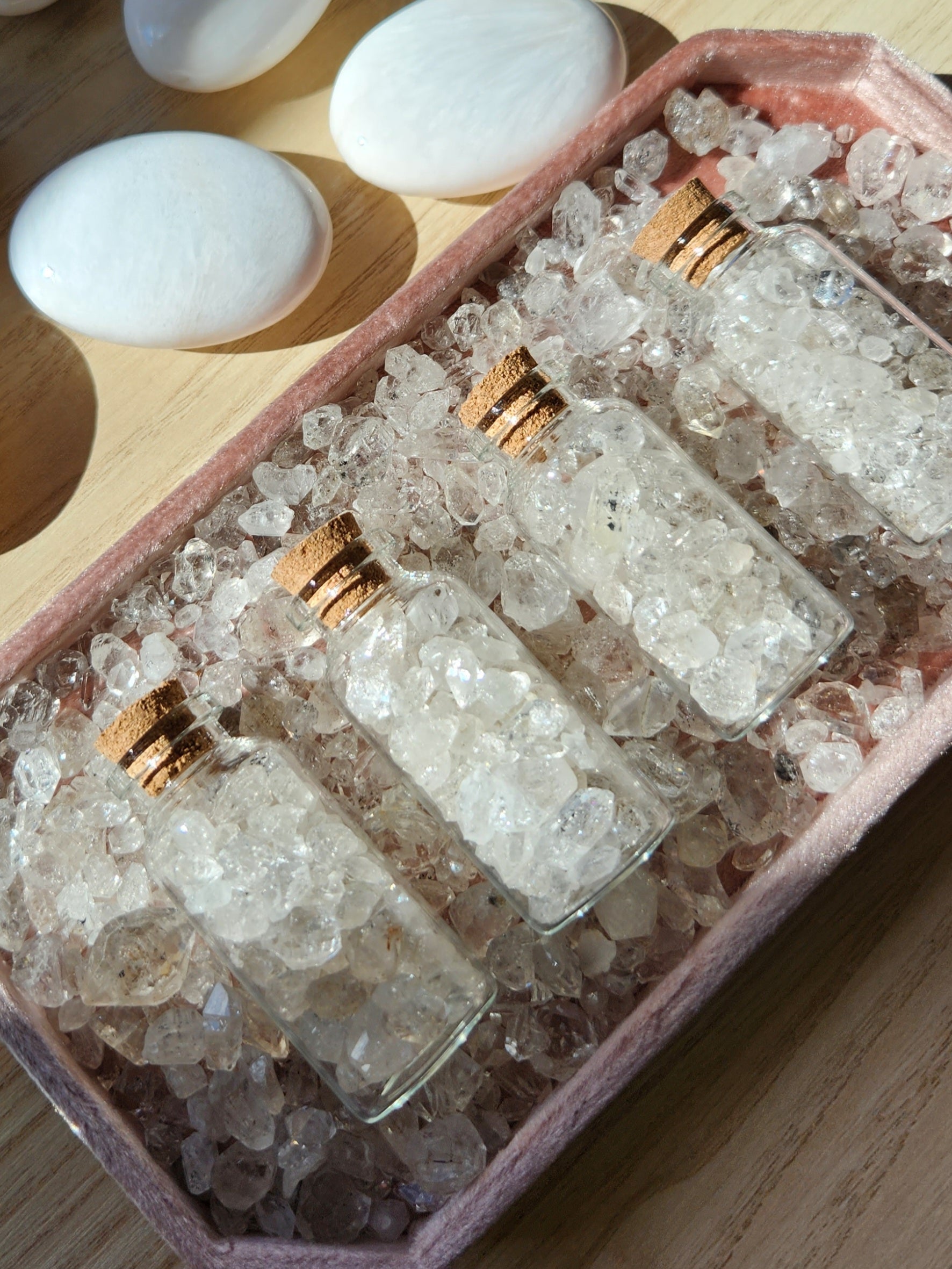 Diamond Quartz Jar