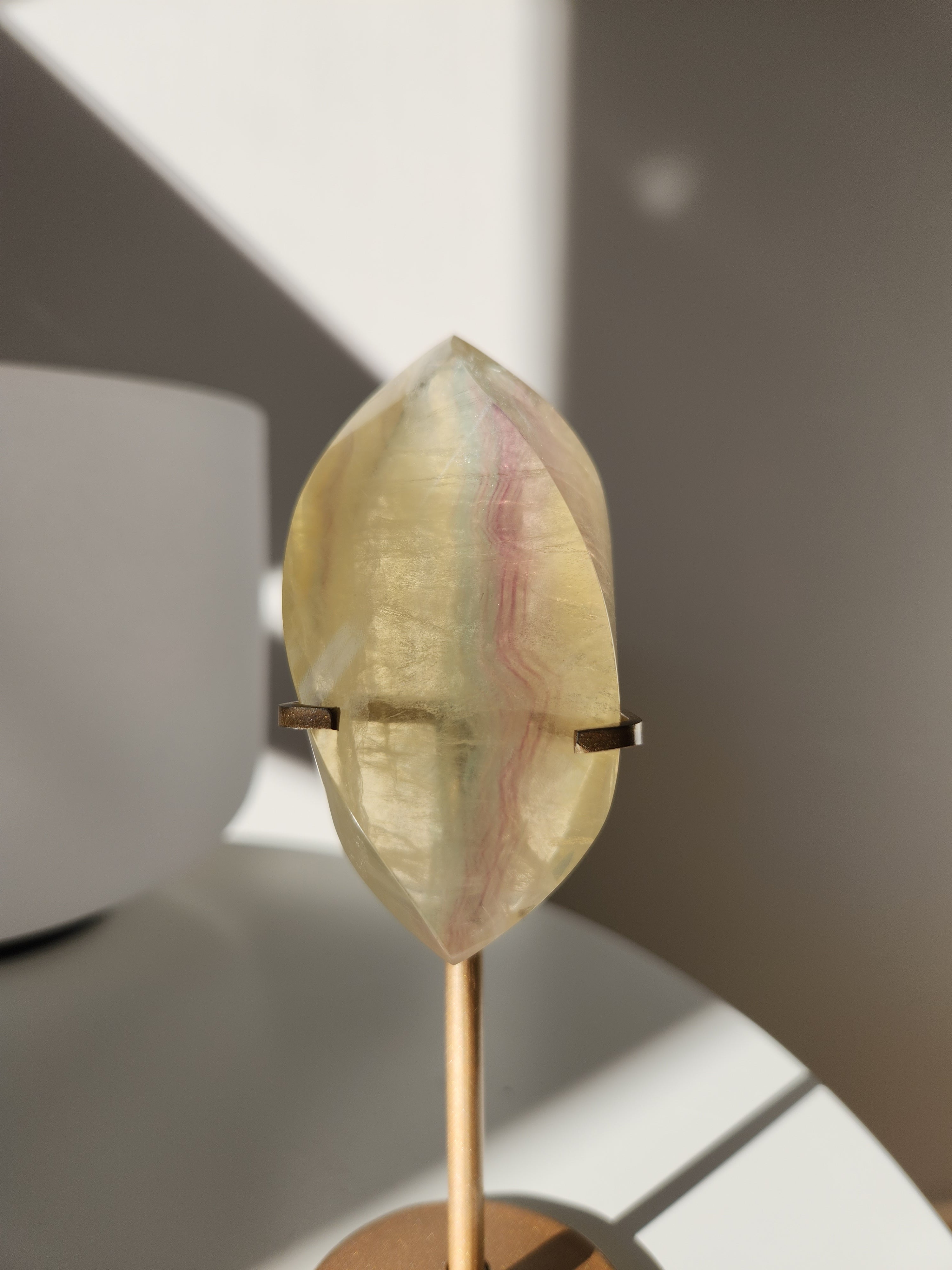 Fluorite Flame on Stand 002