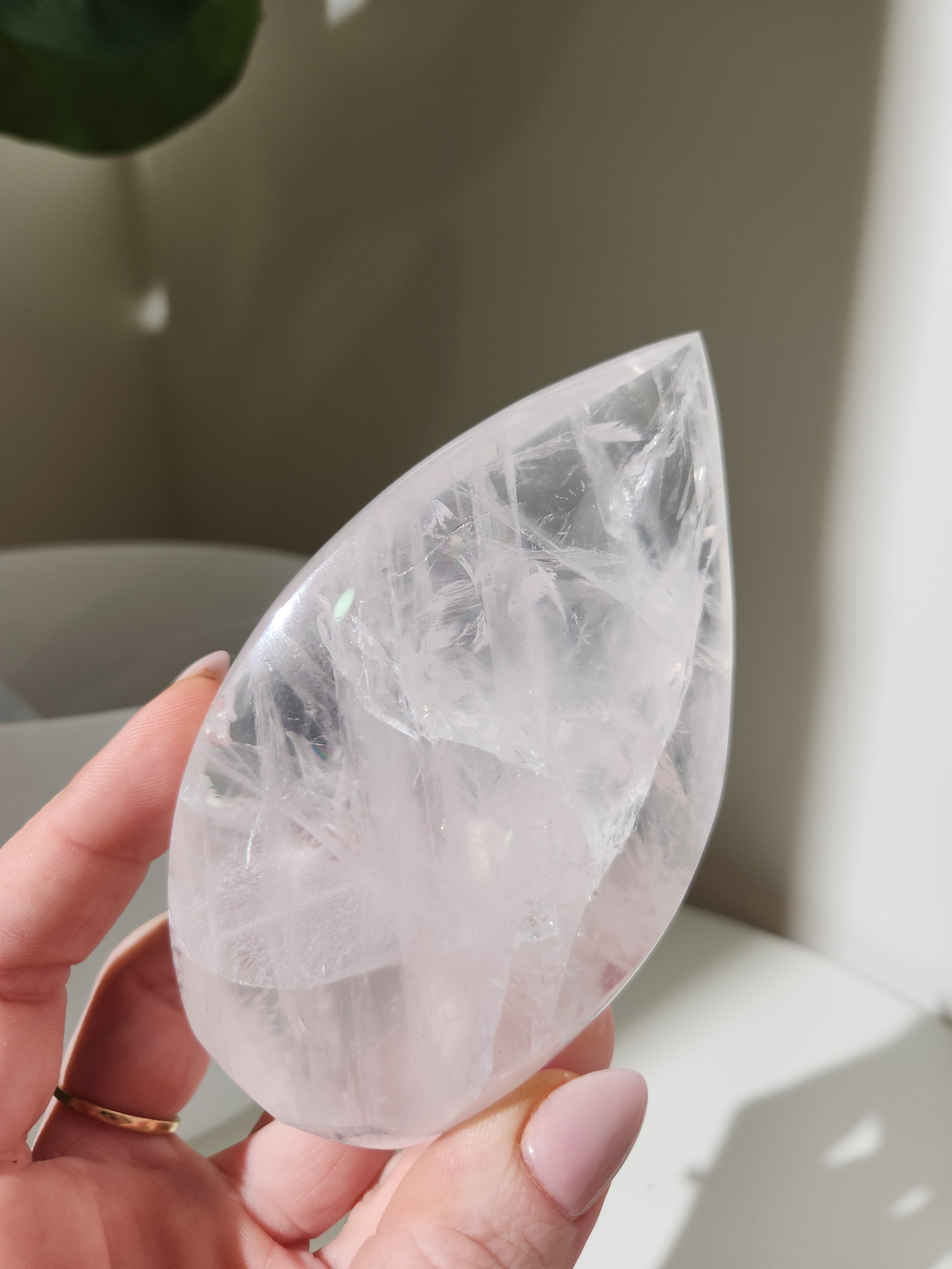 Girasol Rose Quartz Flame 004