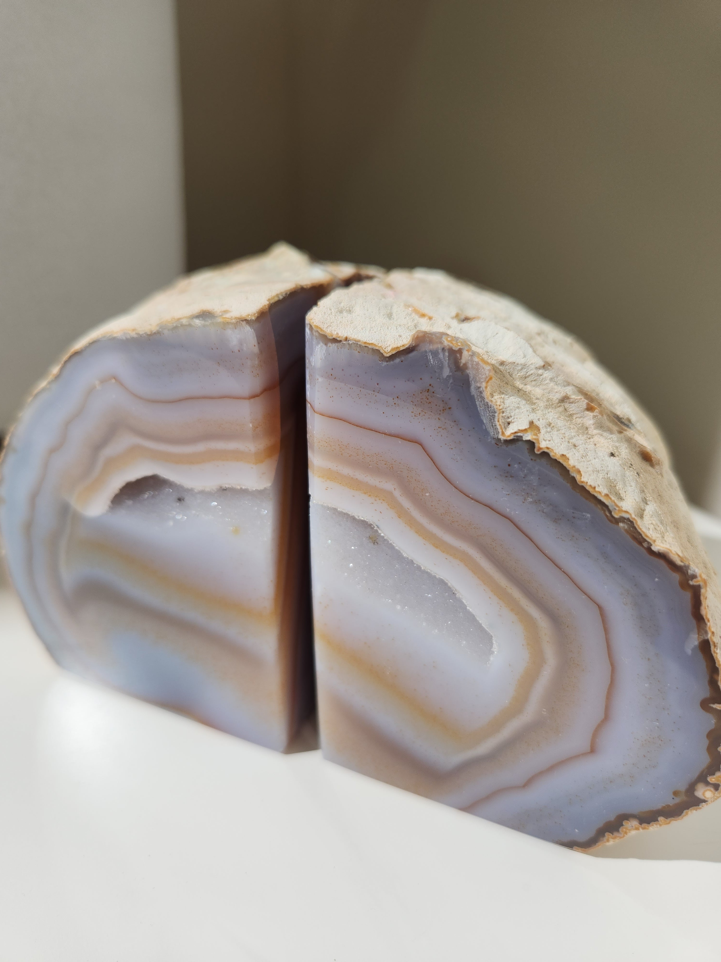 Agate Bookends 004