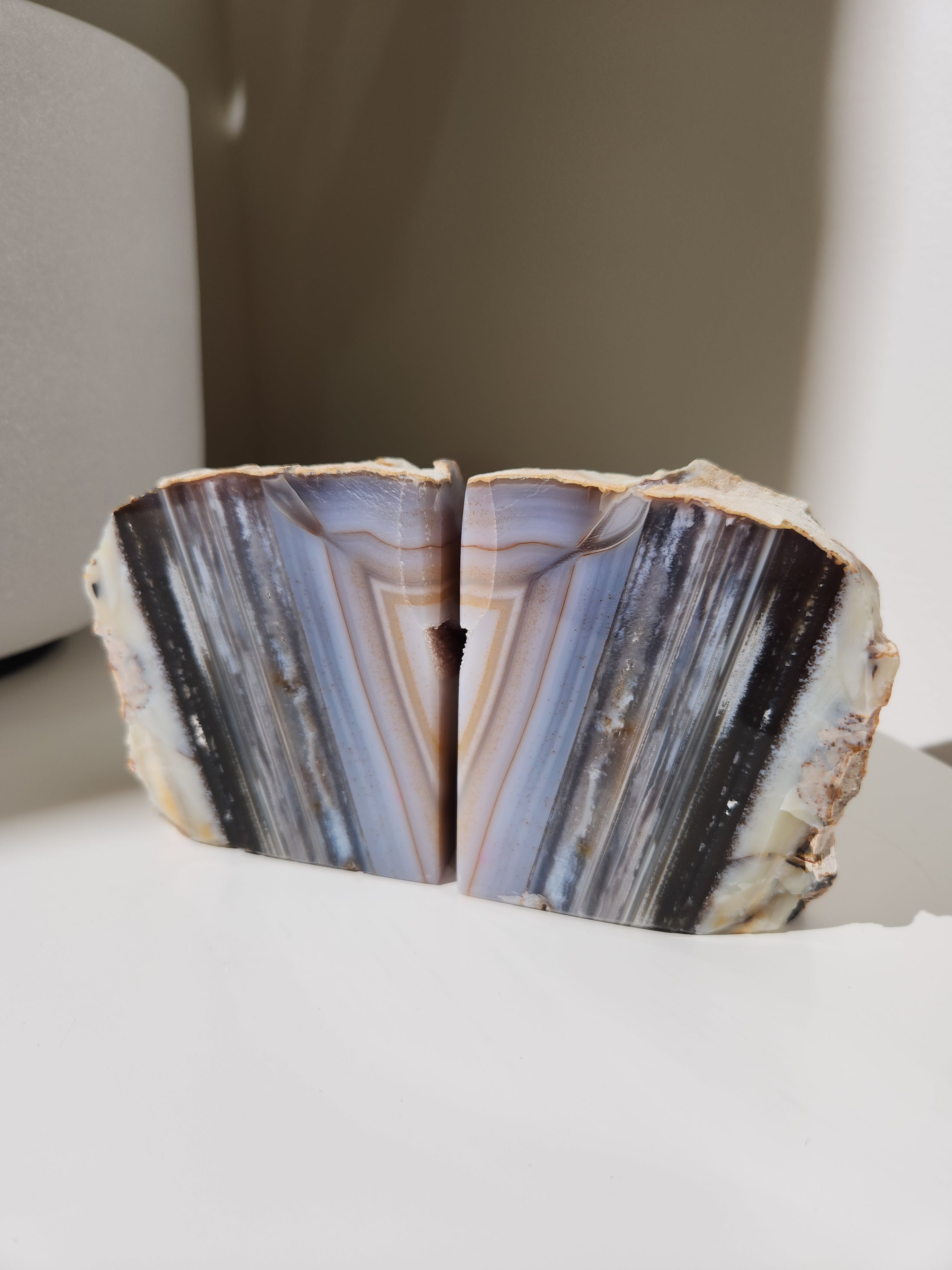 Agate Bookends 004