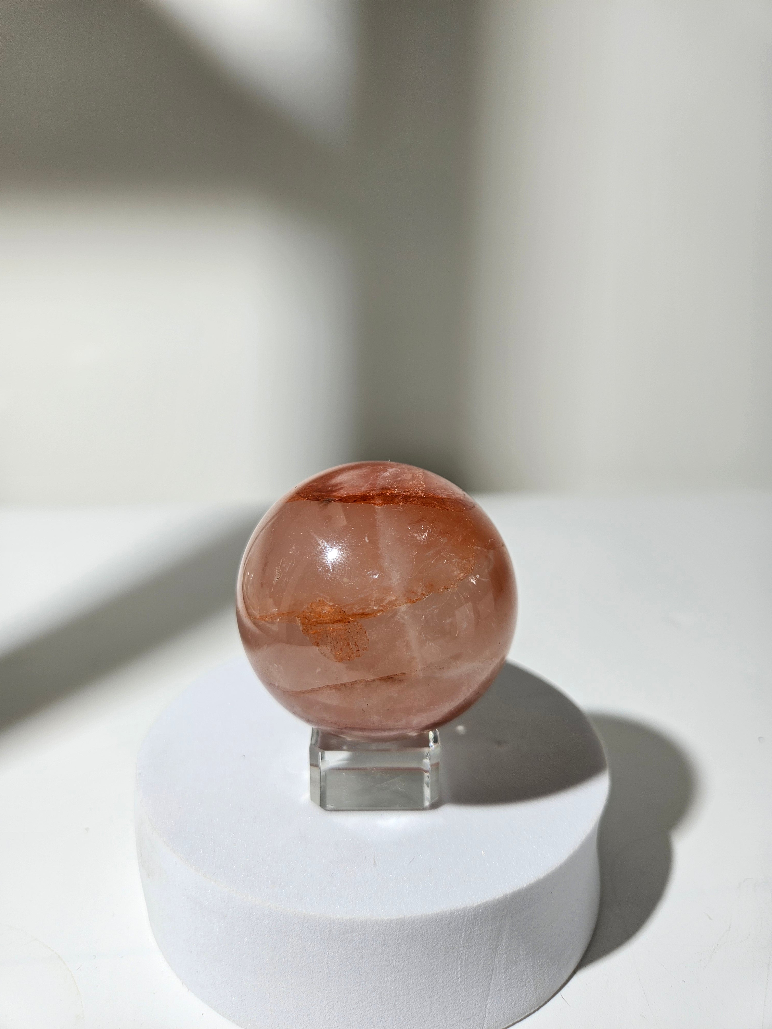 Hematoid Quartz Sphere 001