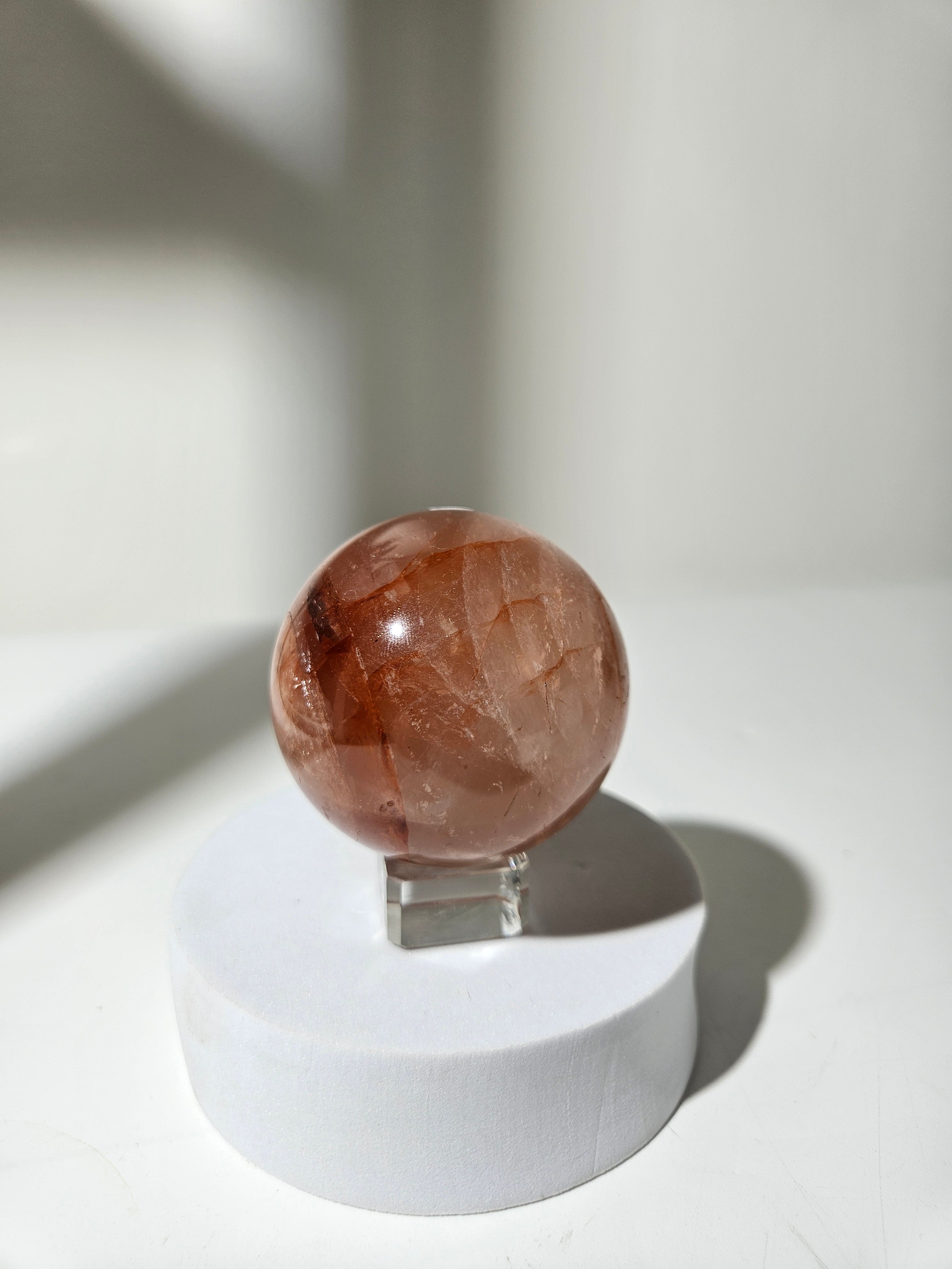 Hematoid Quartz Sphere 002