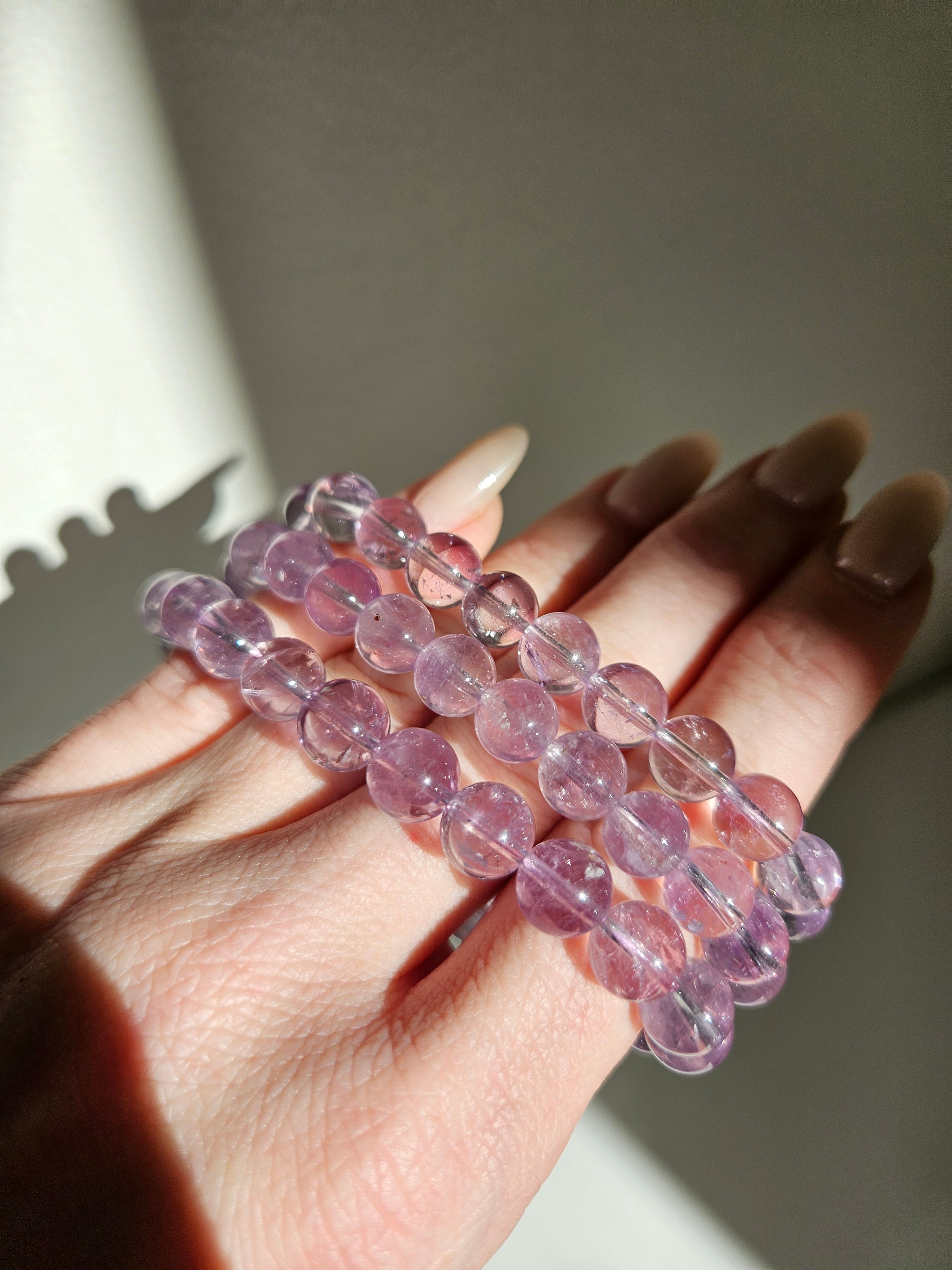 Lavender Amethyst bracelet | 8mm