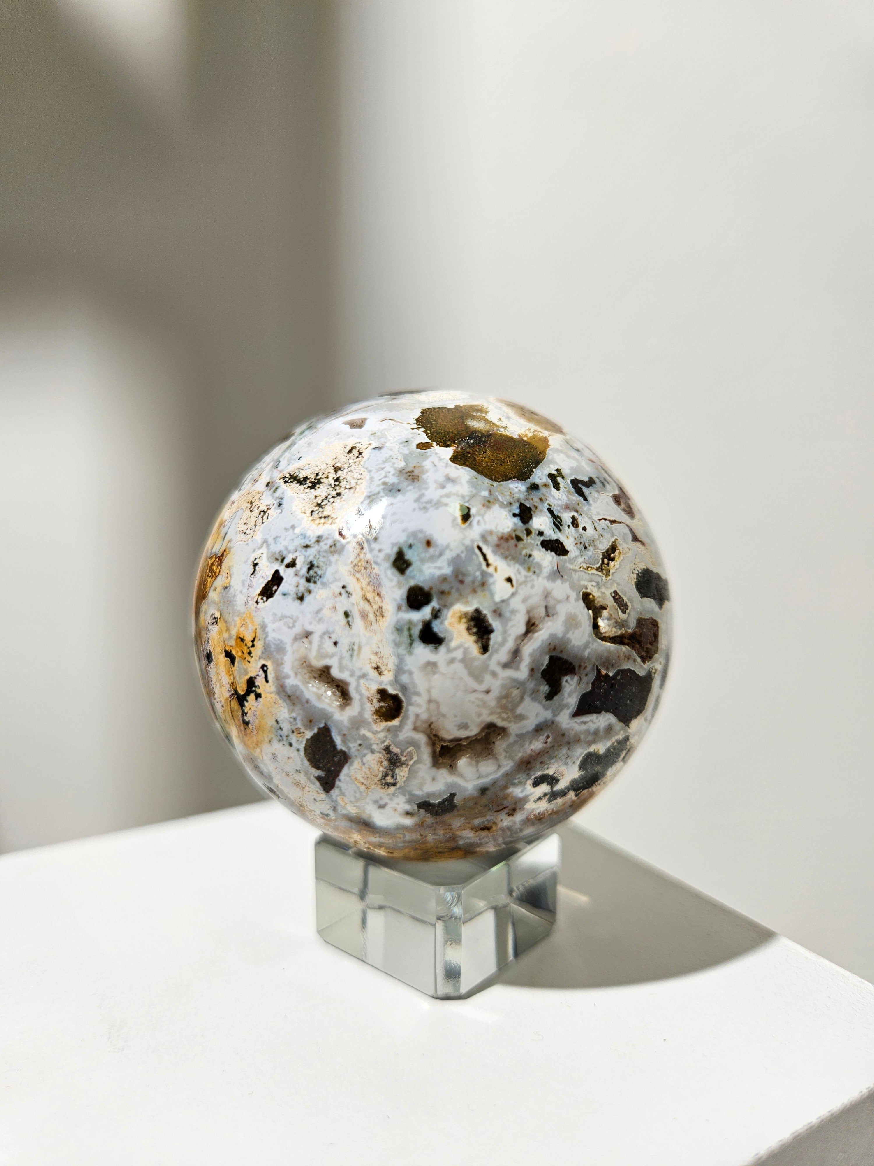 Sea Jasper Sphere 003