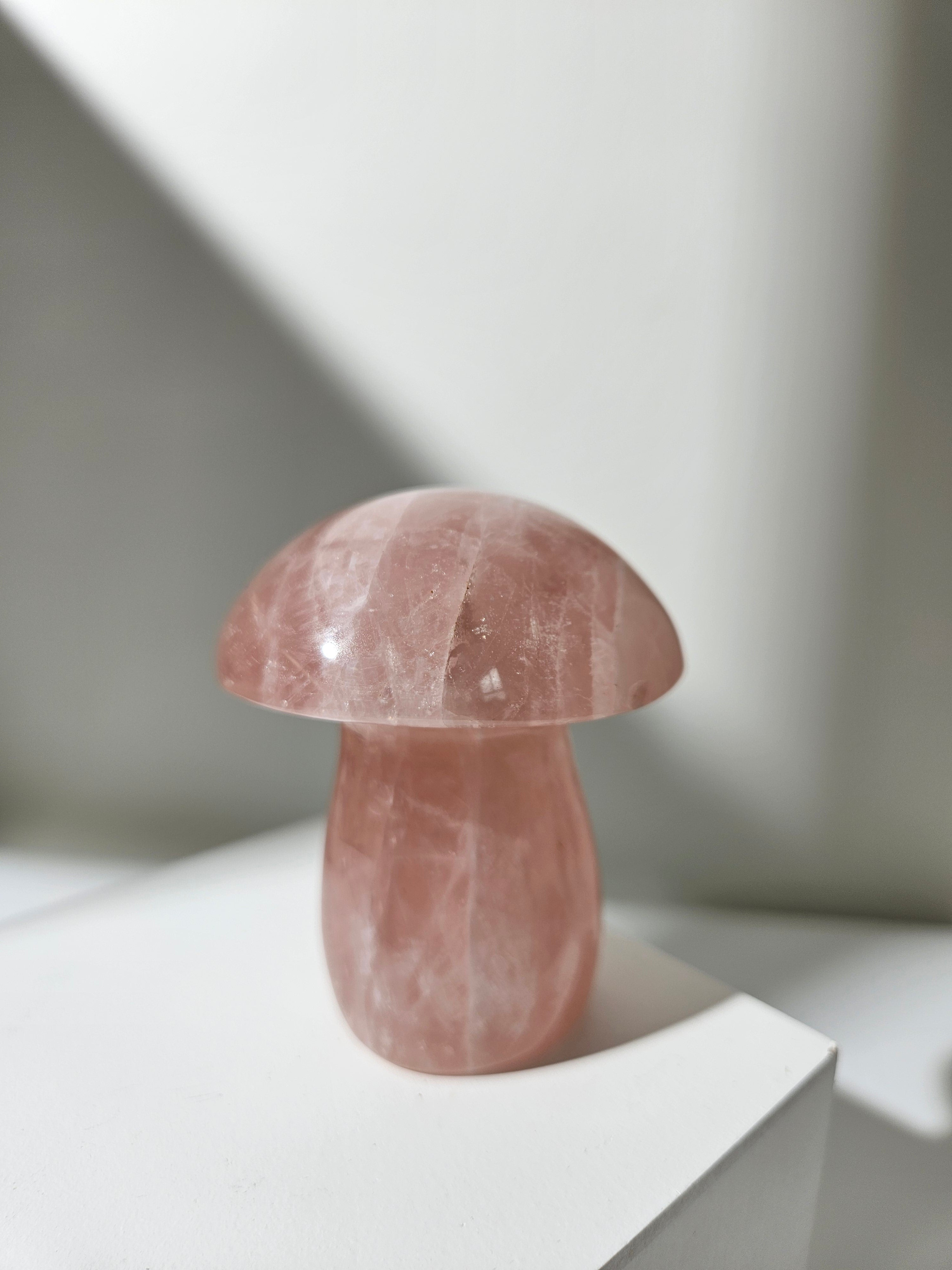 Rose Quartz Mushroom 001