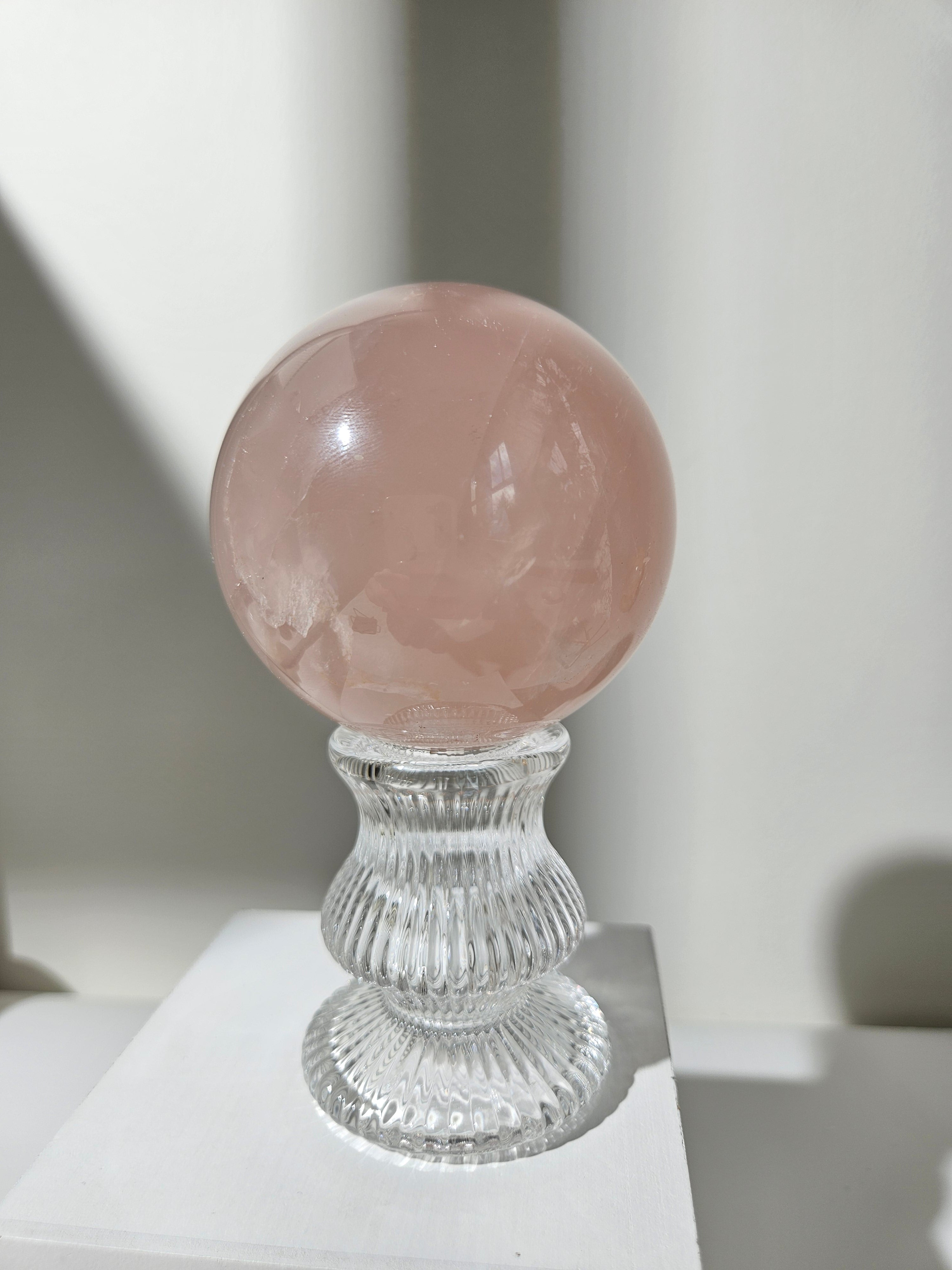 Rose Quartz Sphere 007