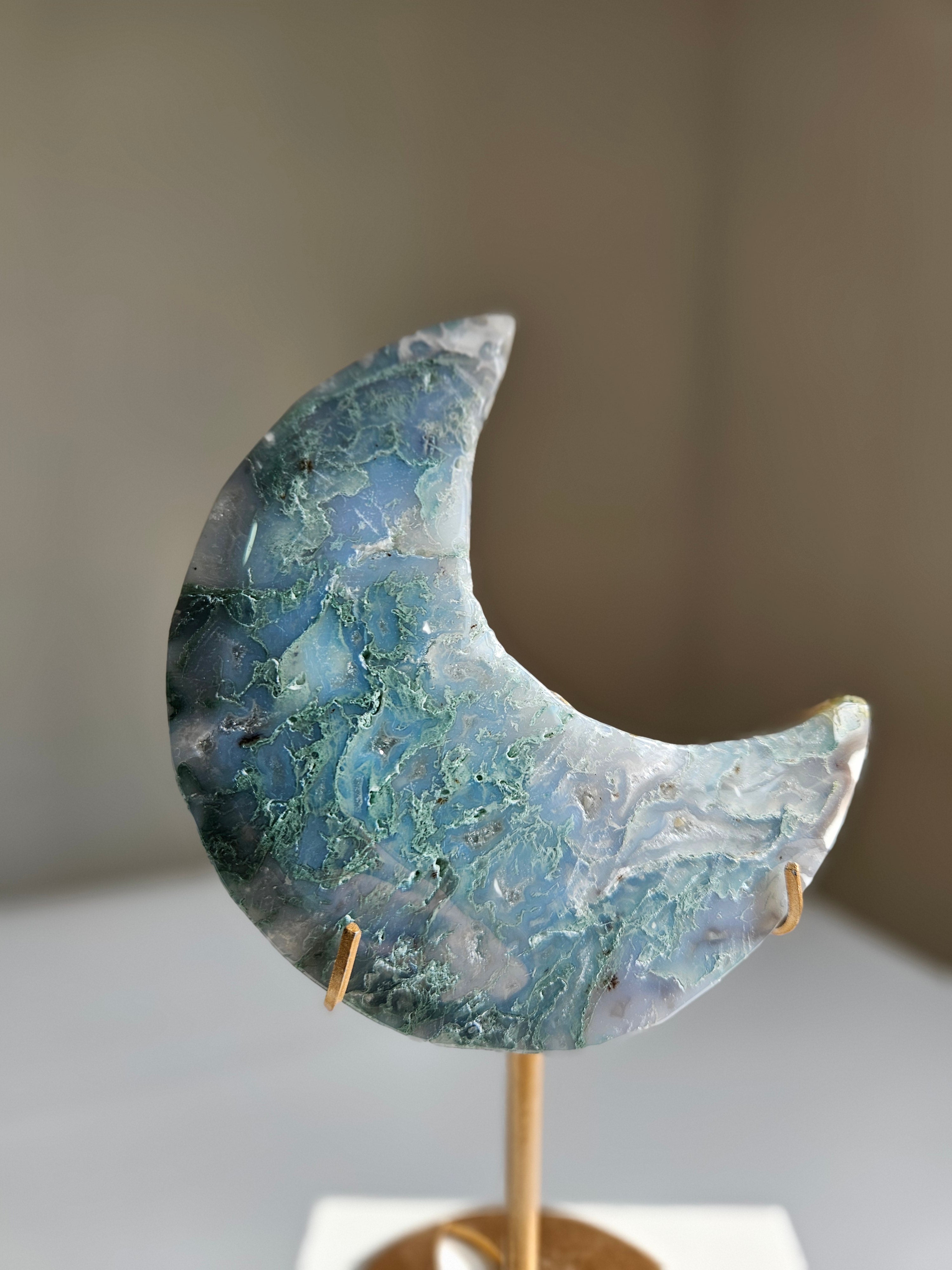 Moss Agate Moon 004