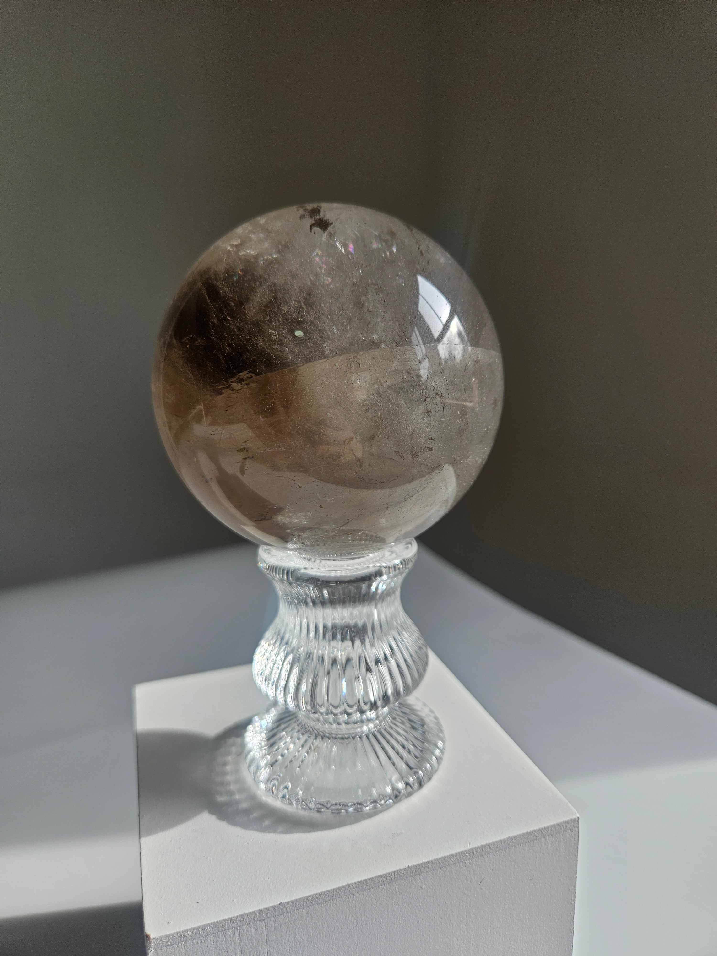 Smoky Quartz Sphere 002