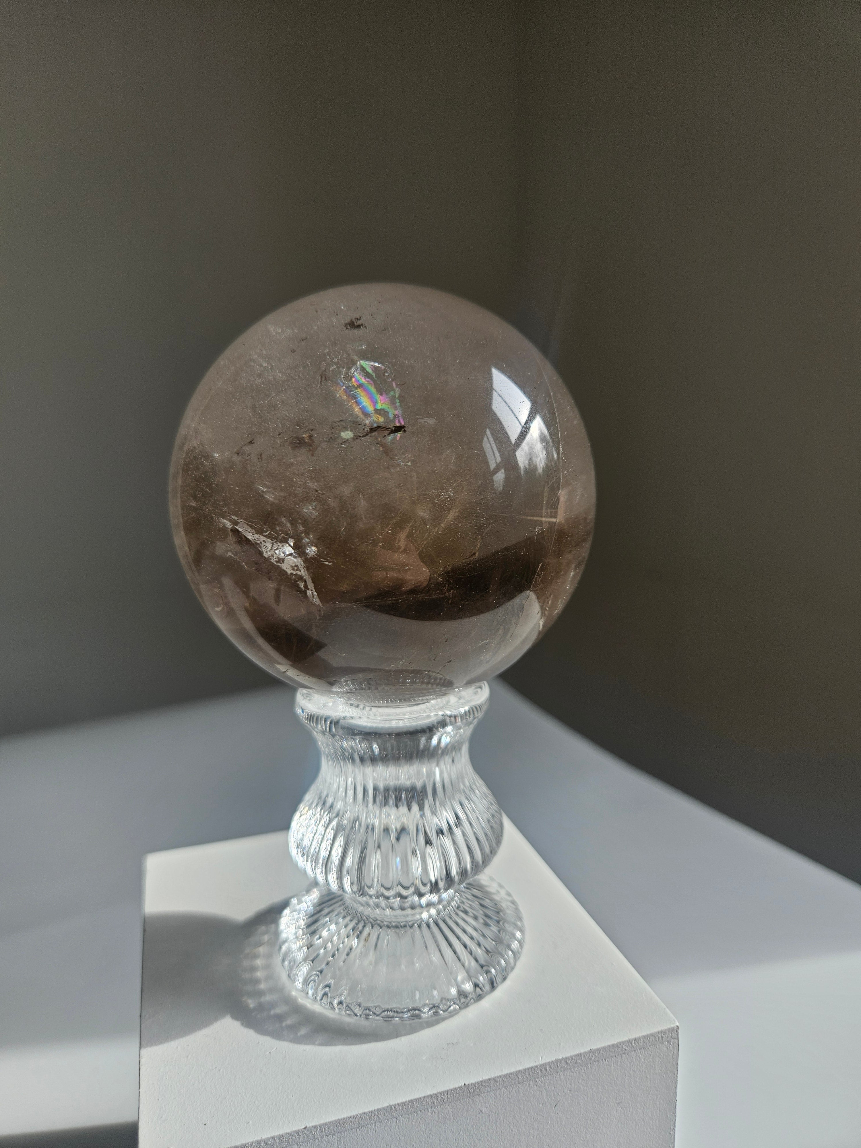 Smoky Quartz Sphere 002