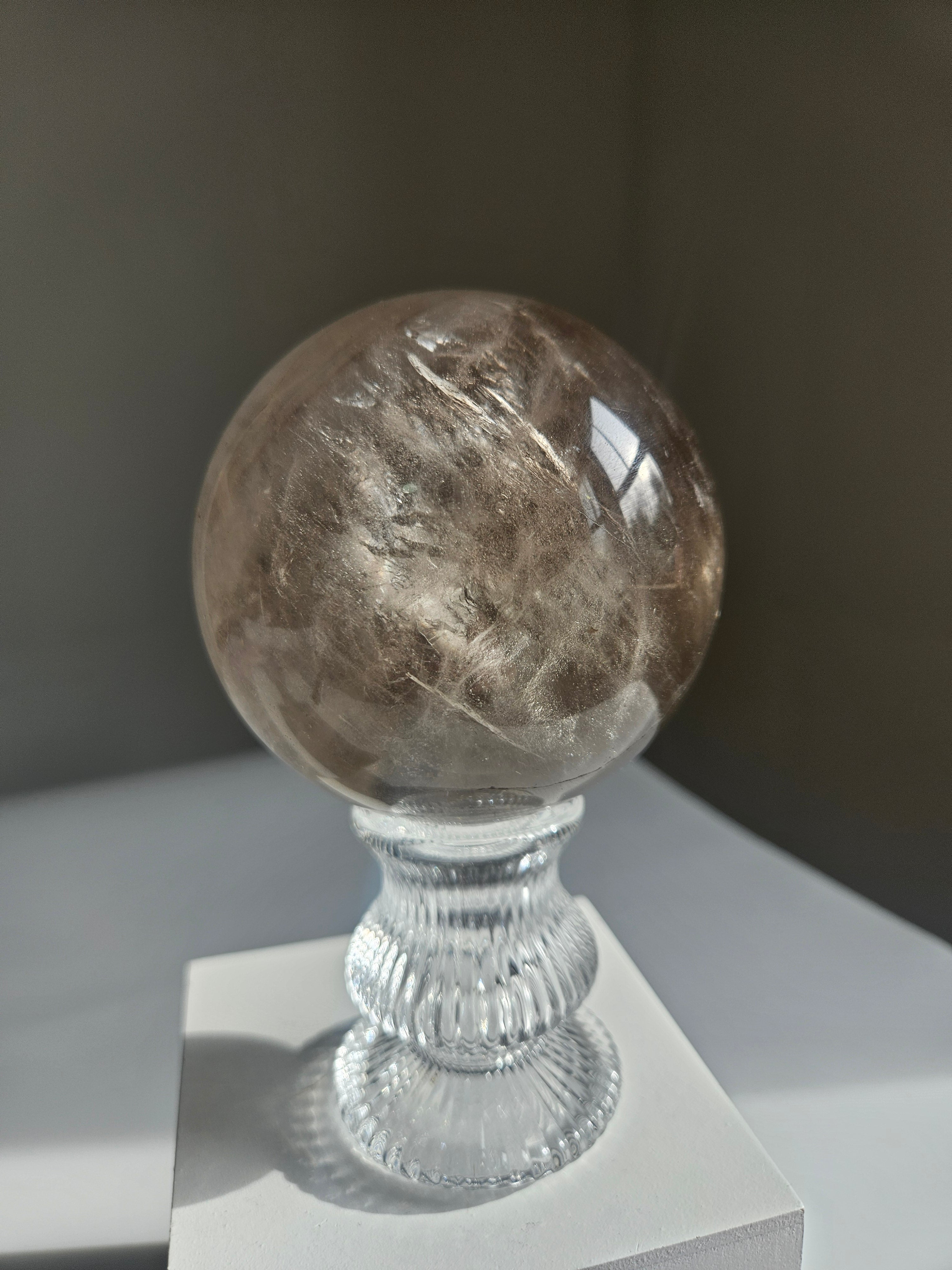 Smoky Quartz Sphere 003