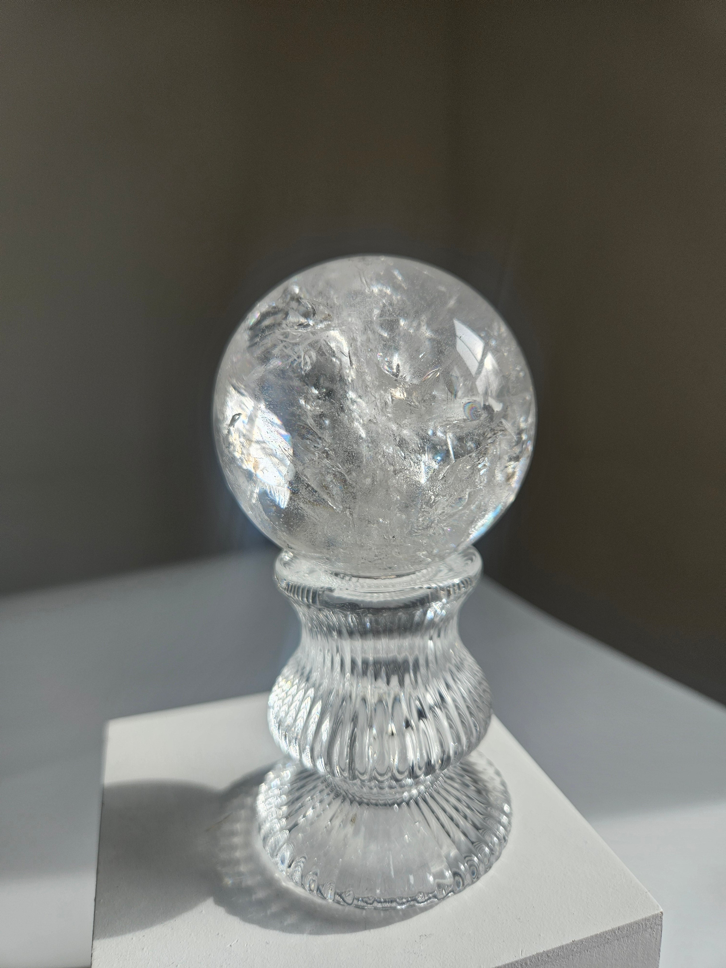 Lemurian Quartz Sphere 009