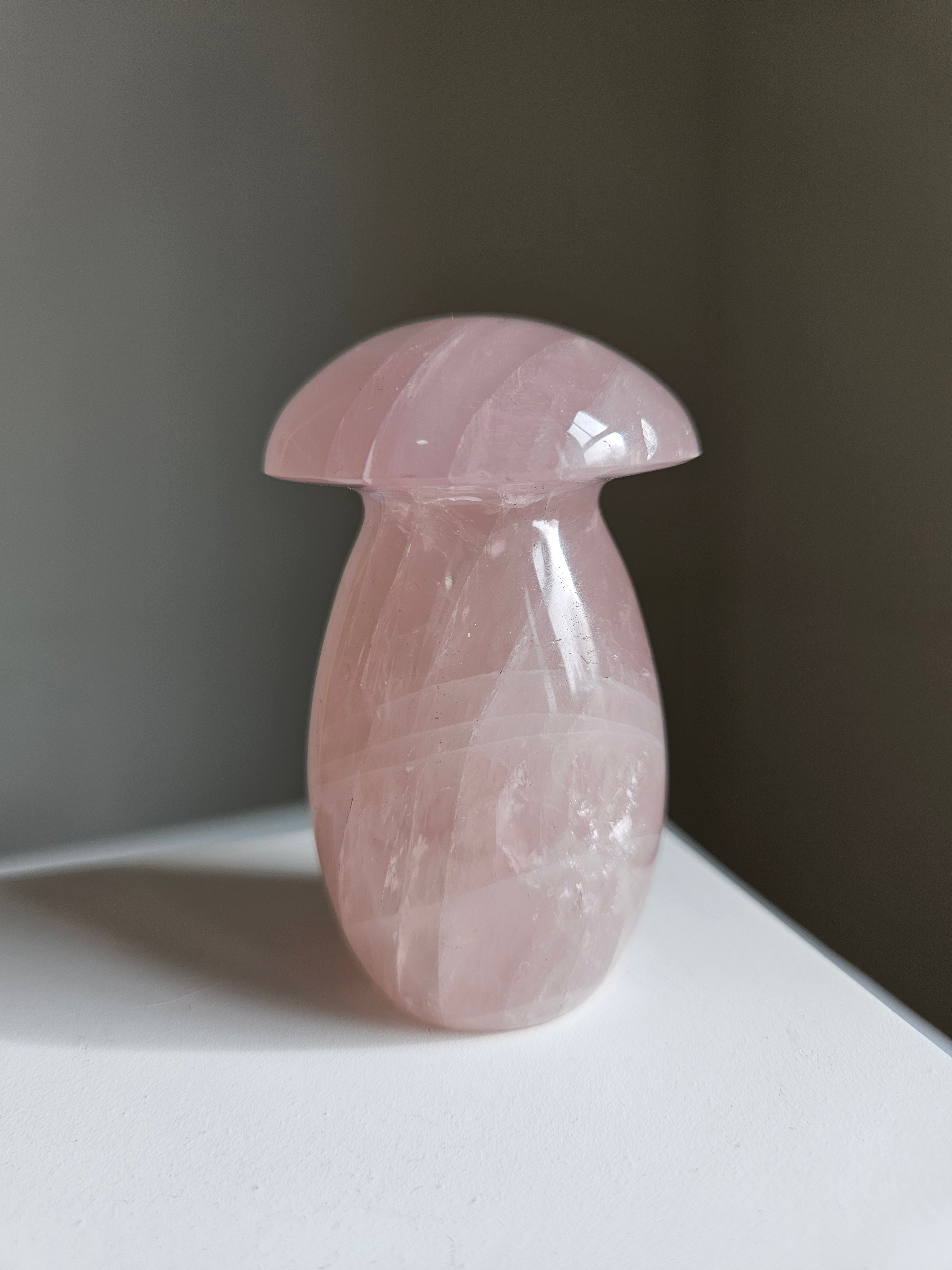 Rose Quartz Mushroom 001