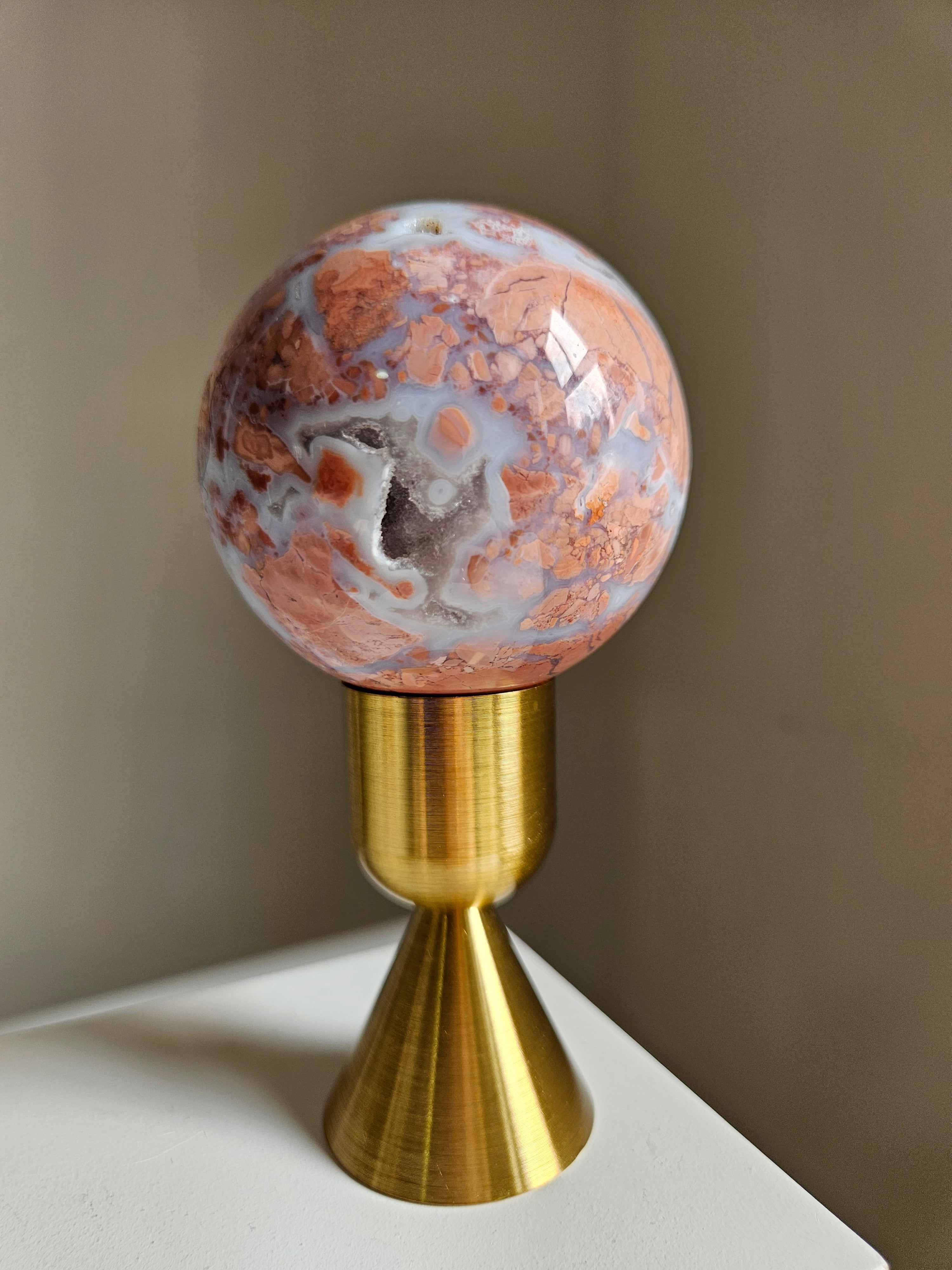 Pink Agate Sphere 001