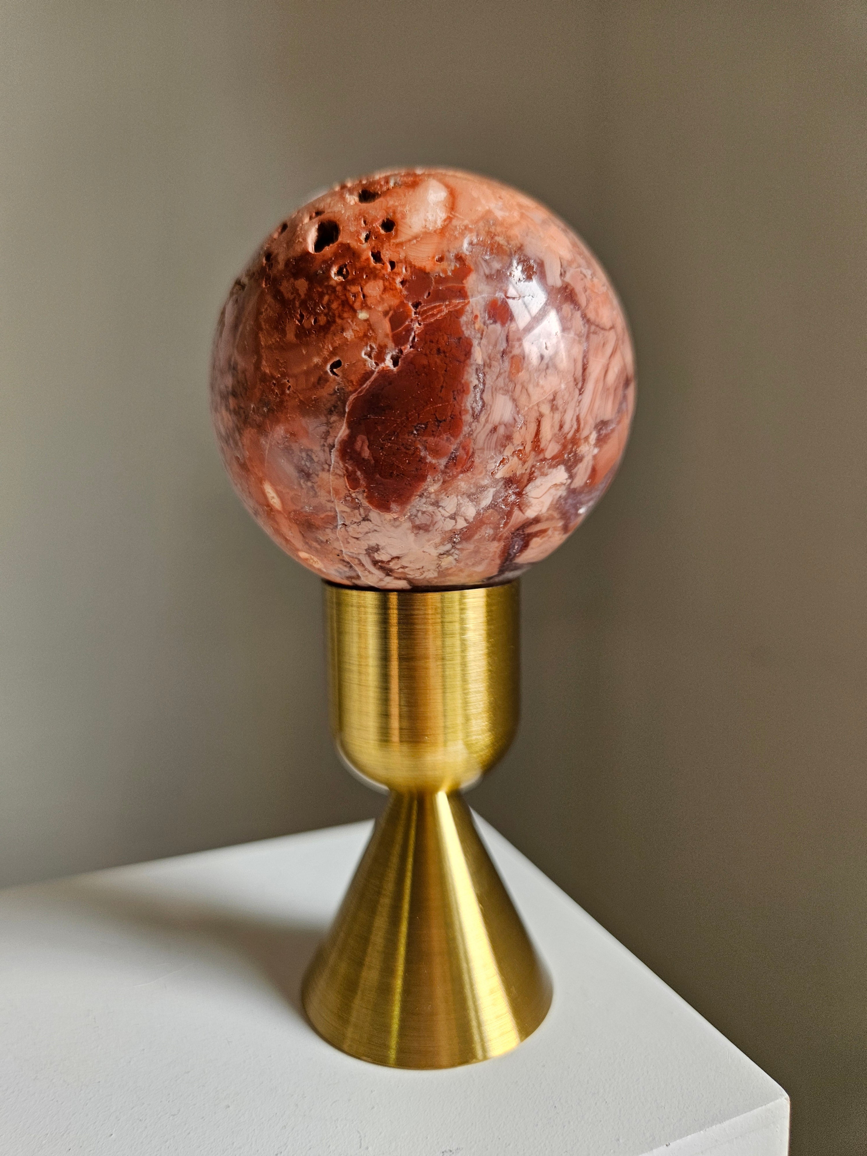 Pink Agate Sphere 003