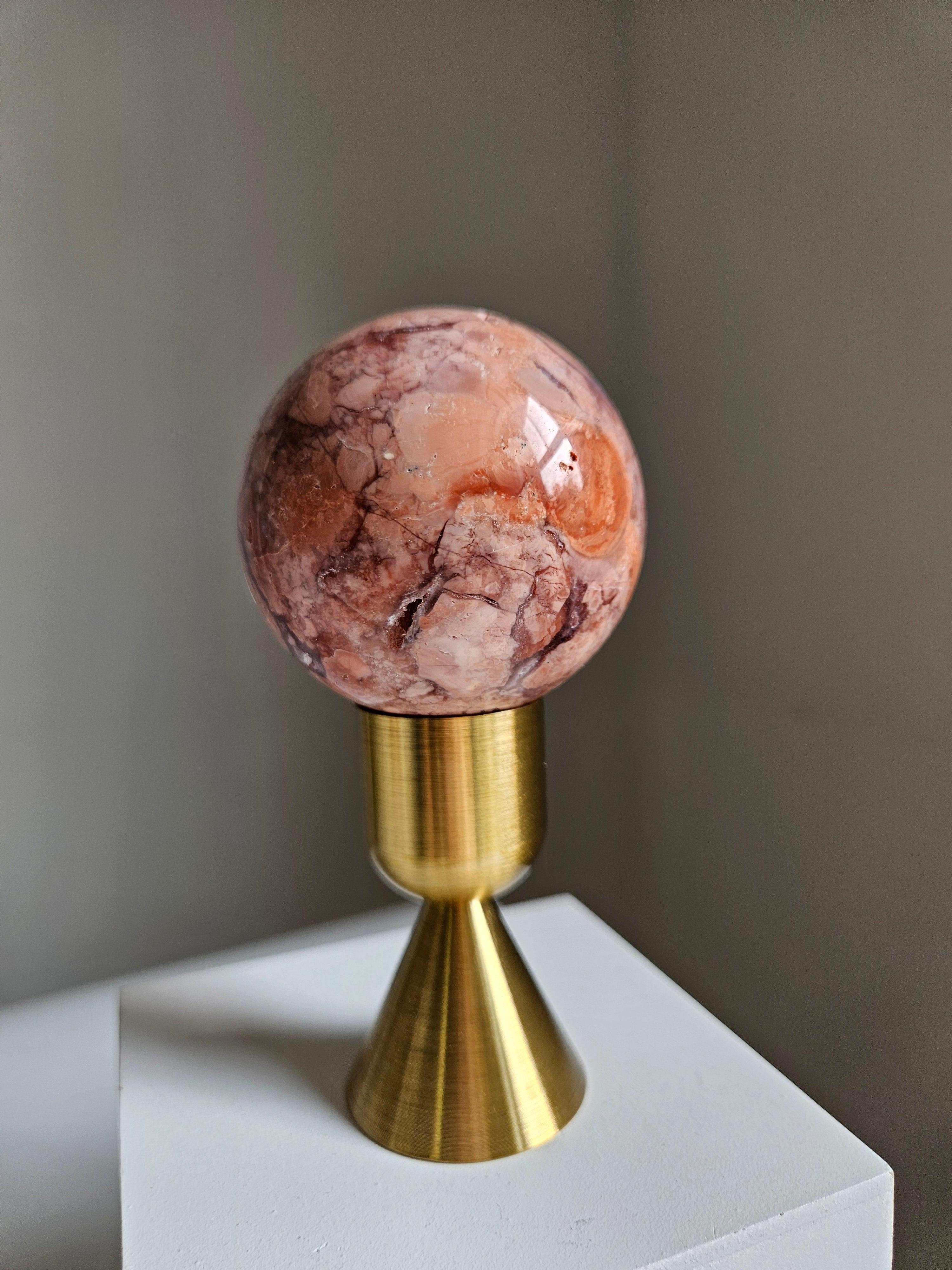Pink Agate Sphere 004