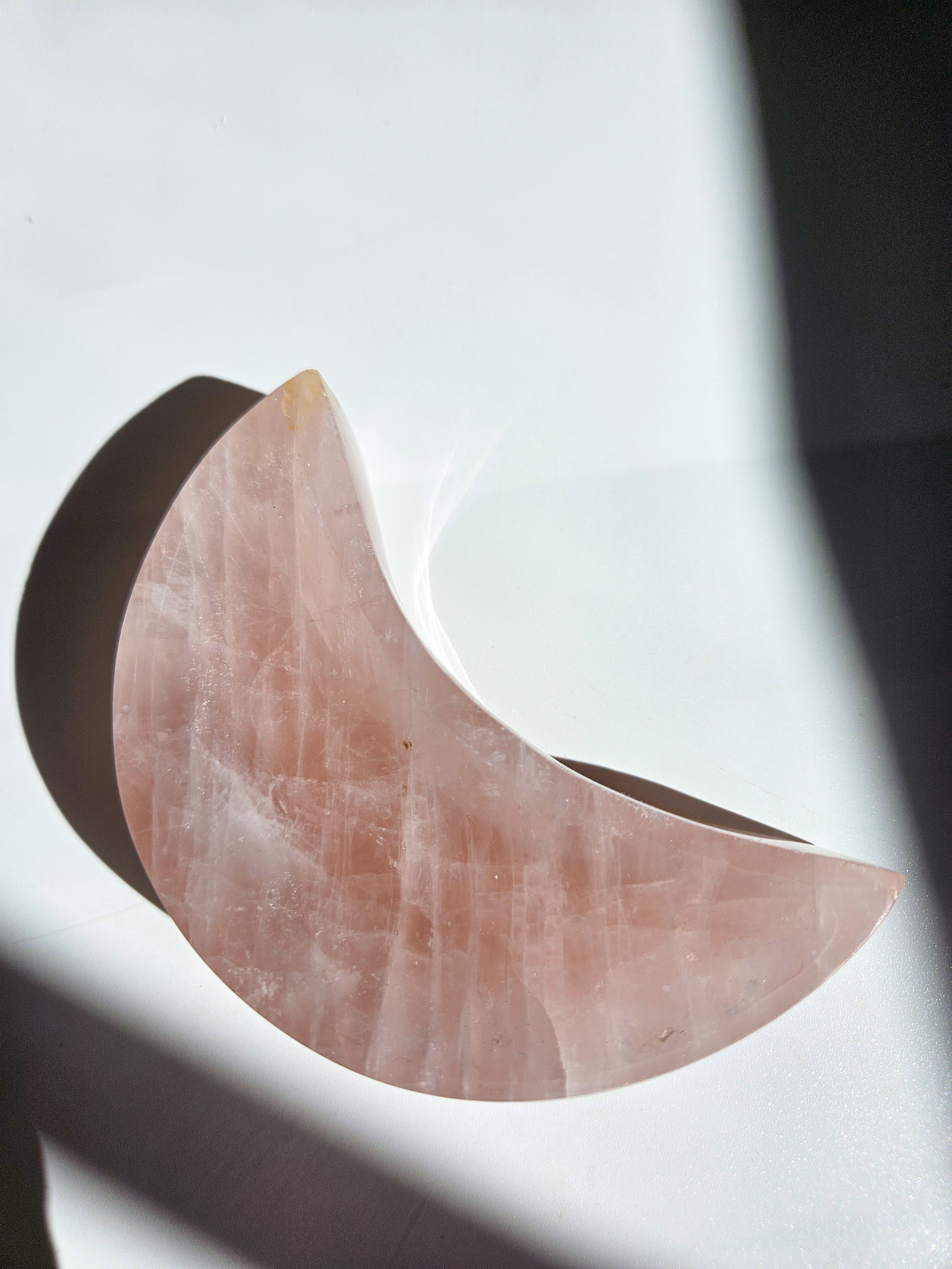 Rose Quartz Moon Bowl 001
