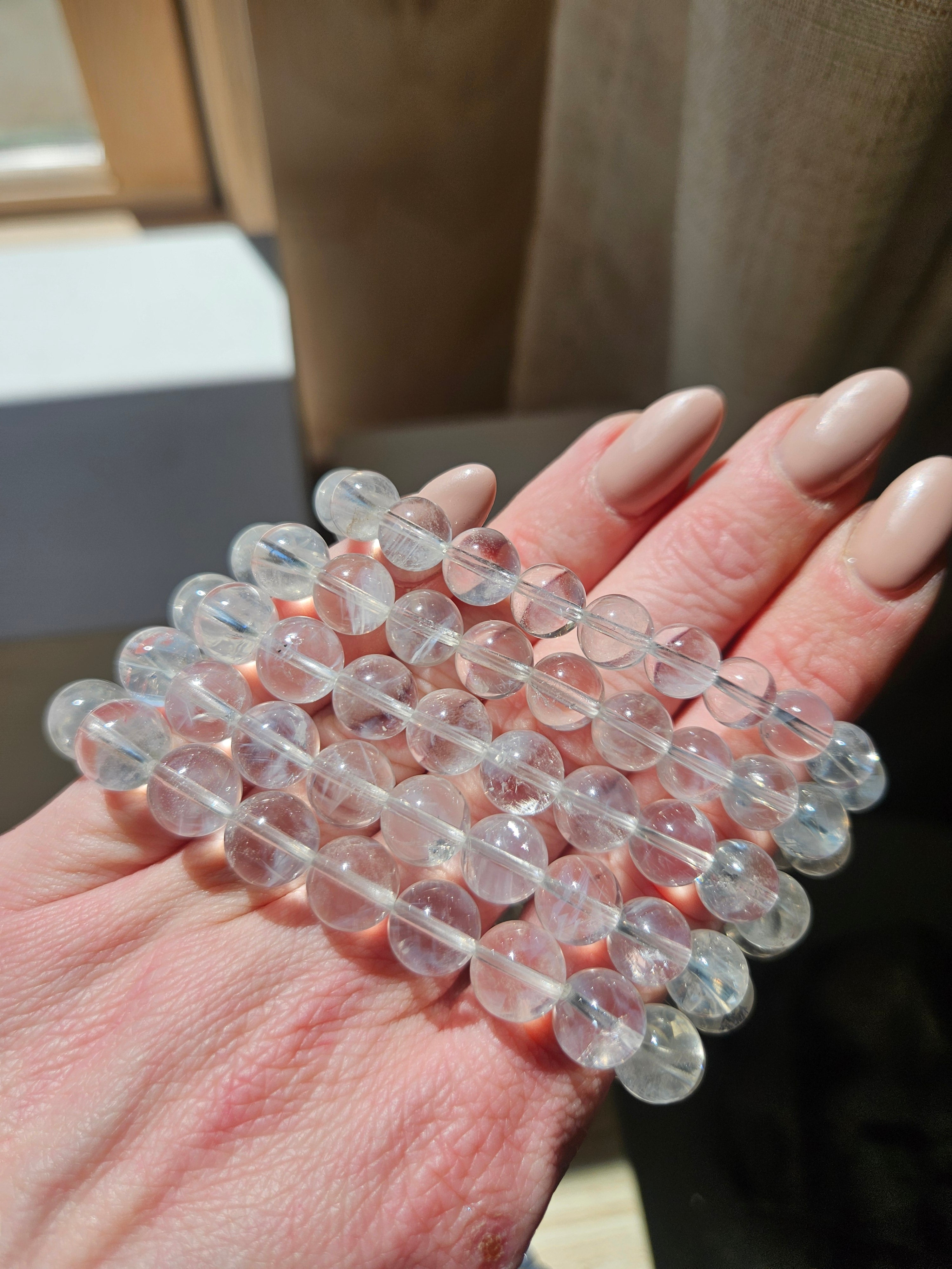 Blue Needle Quartz Bracelet | 8-10mm