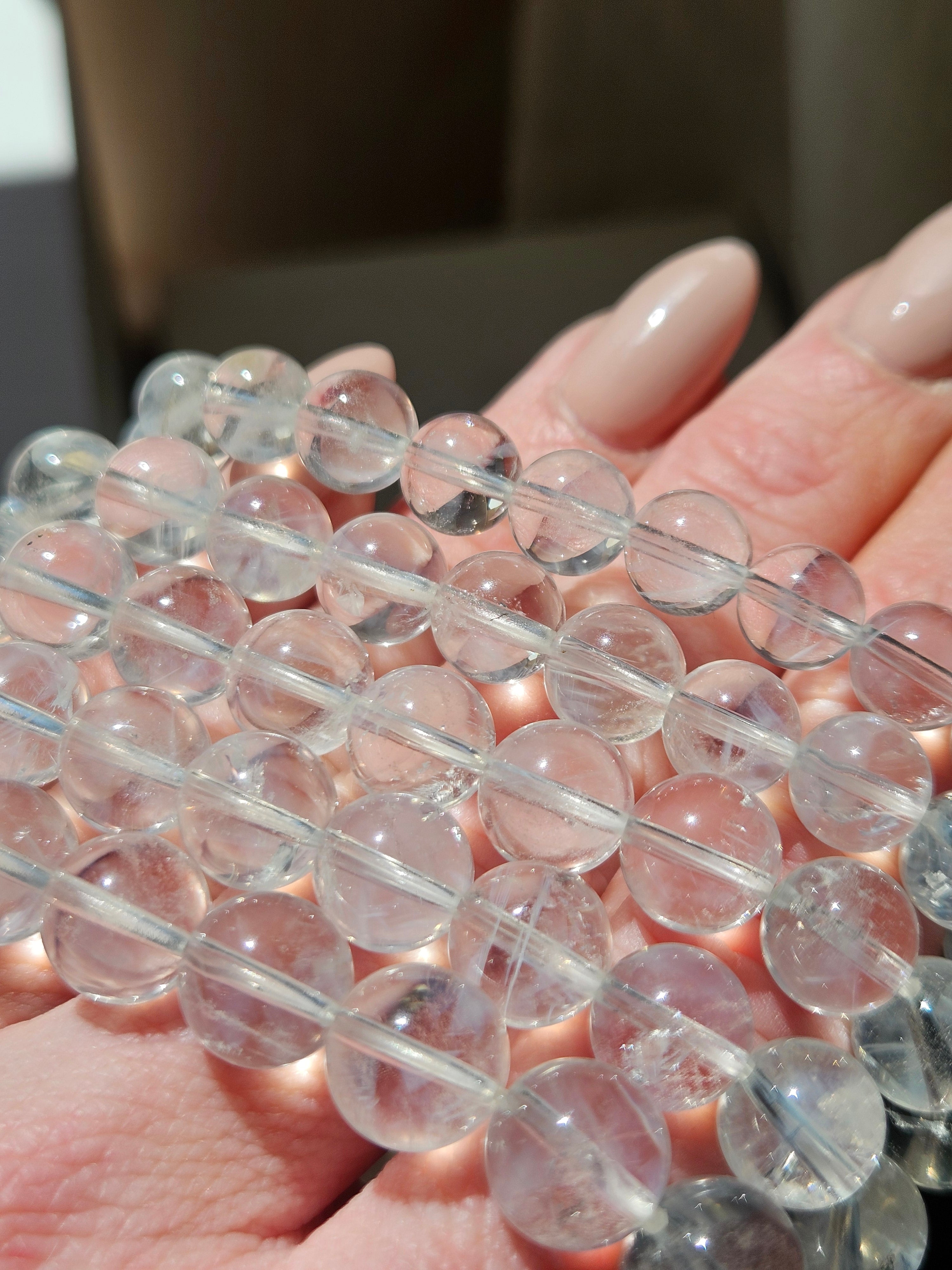 Blue Needle Quartz Bracelet | 8-10mm