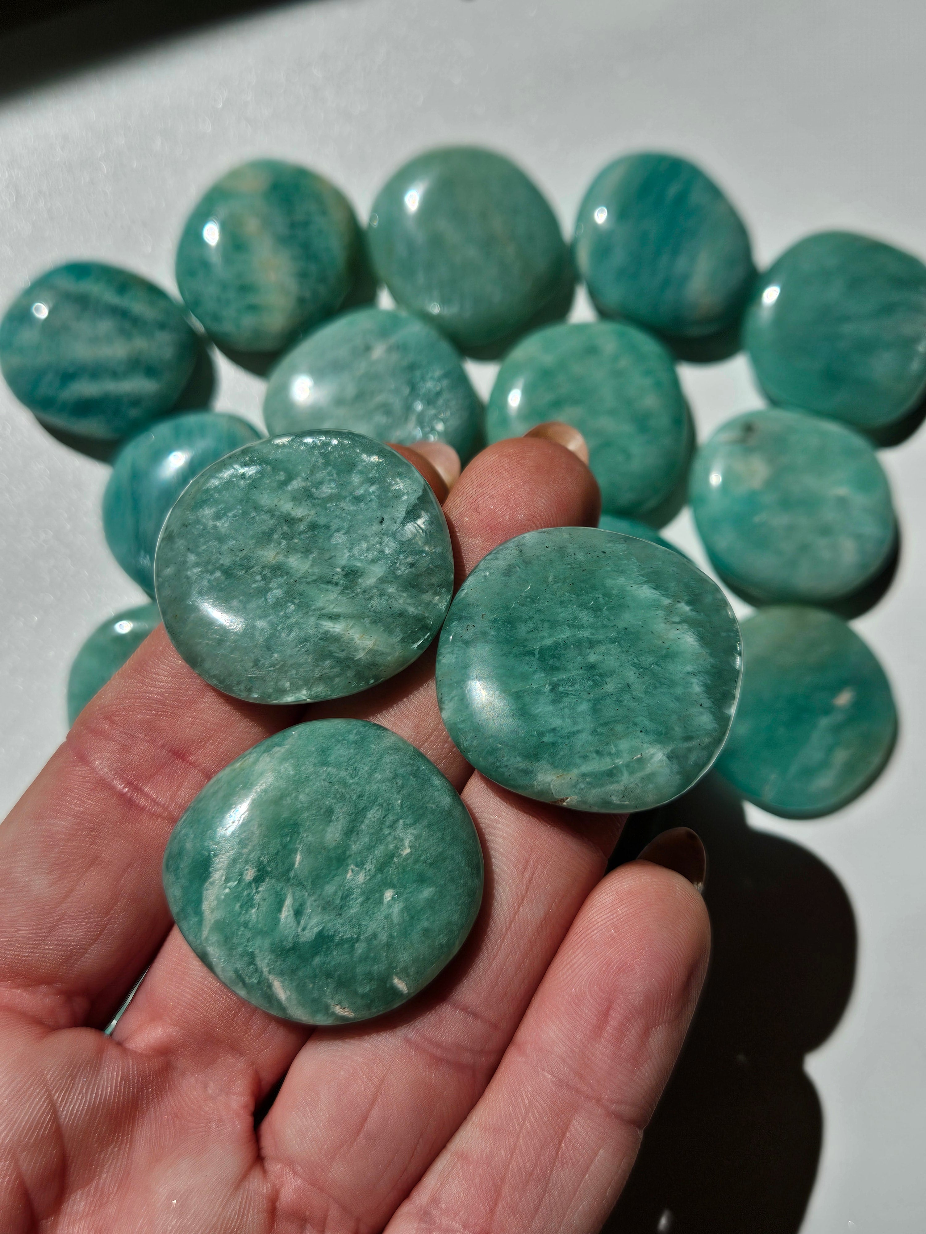 Dark Amazonite Mini Flat
