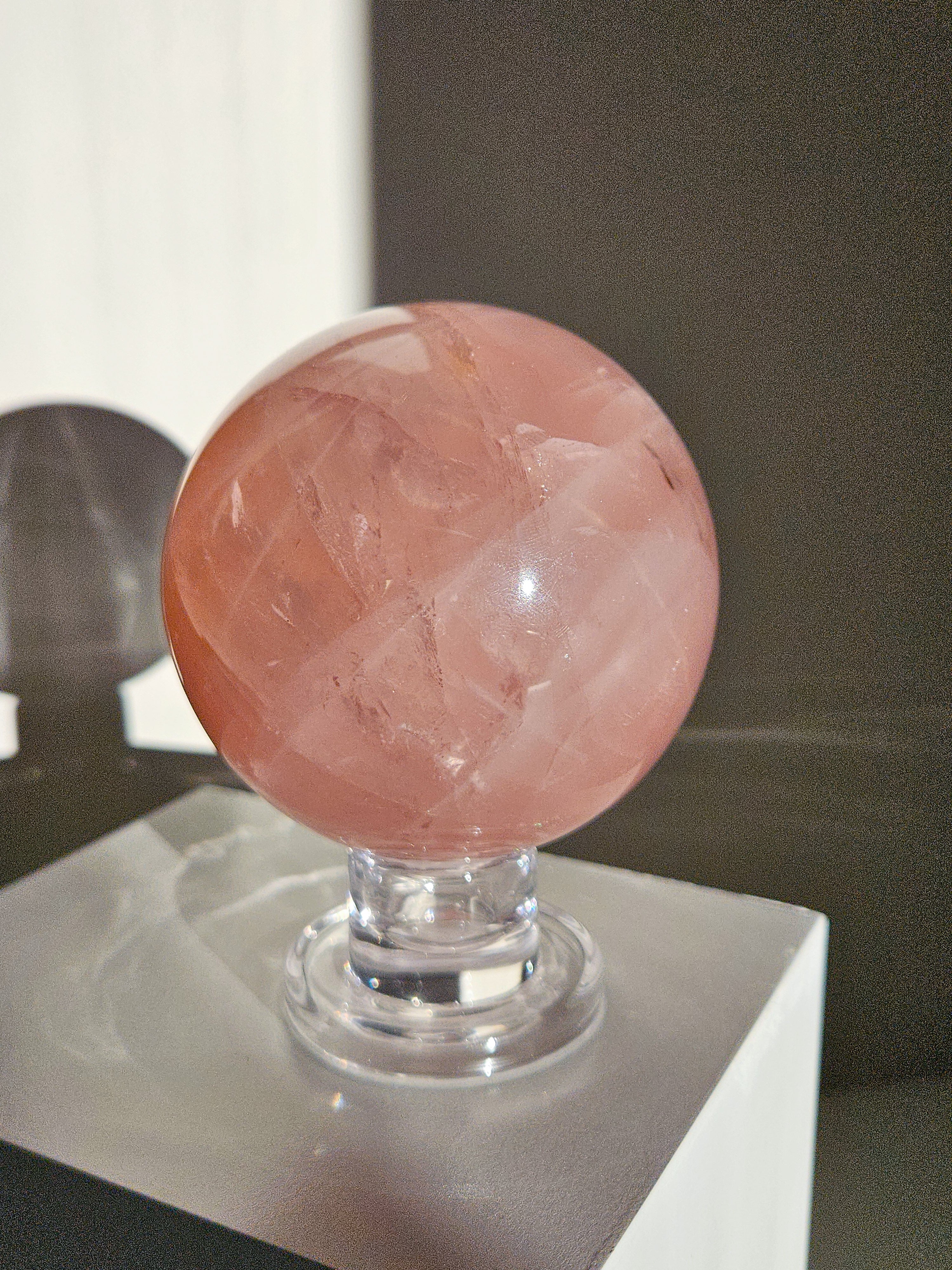 Rose Quartz Sphere 003