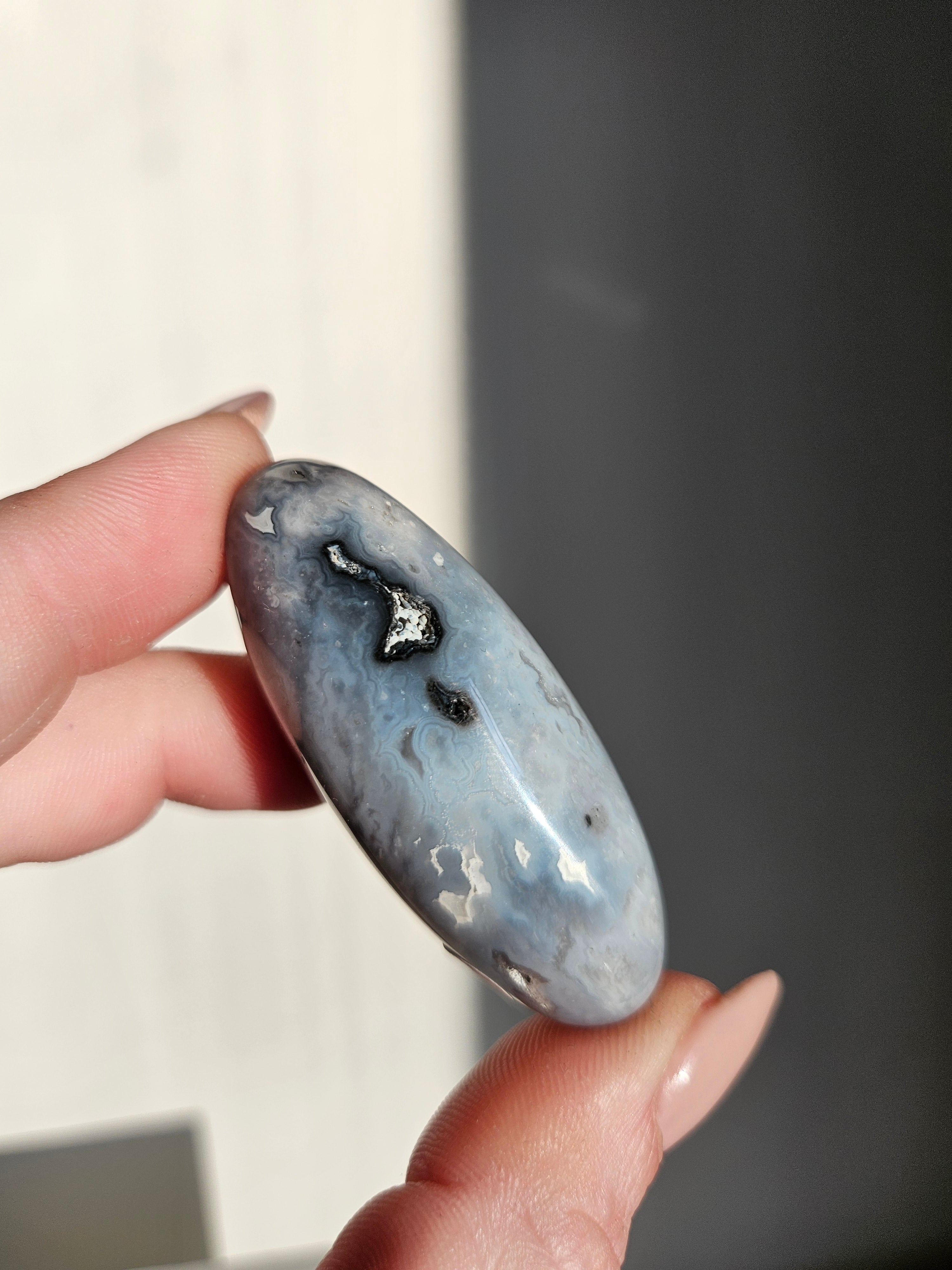 Pacific Blue Agate Shiva 007