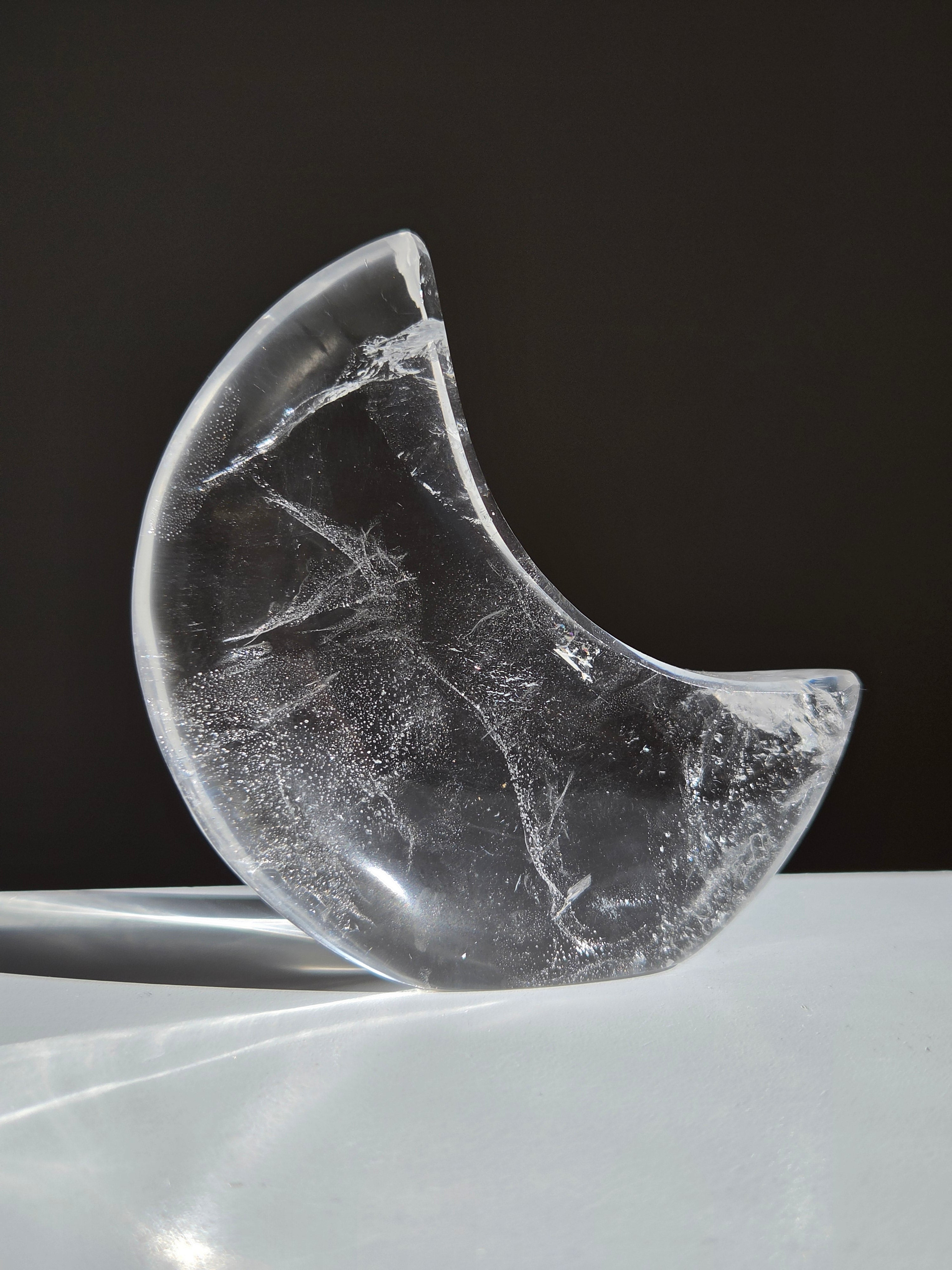 Himalayan Quartz Standing Moon 002