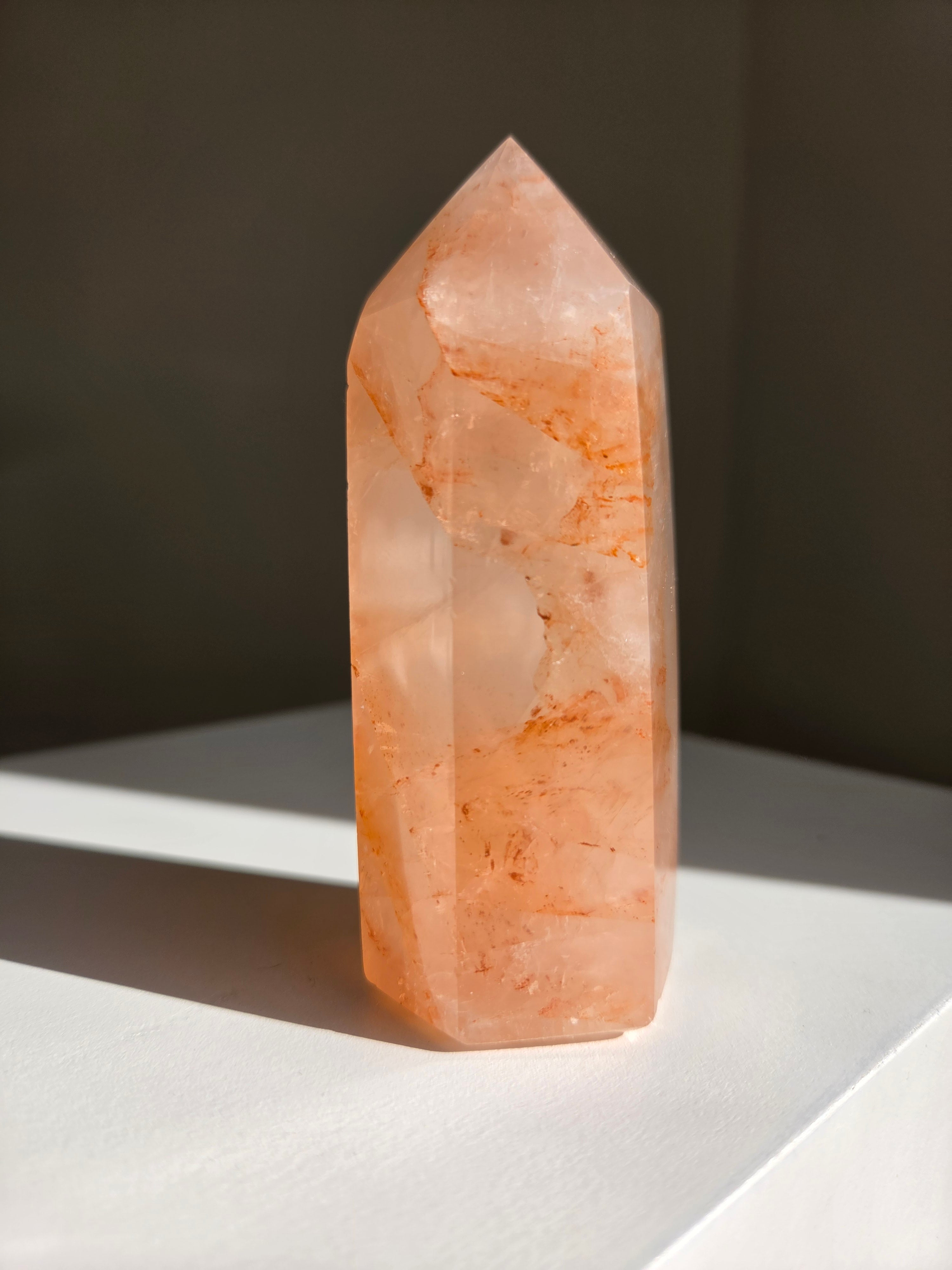 Hematoid Quartz Tower 001