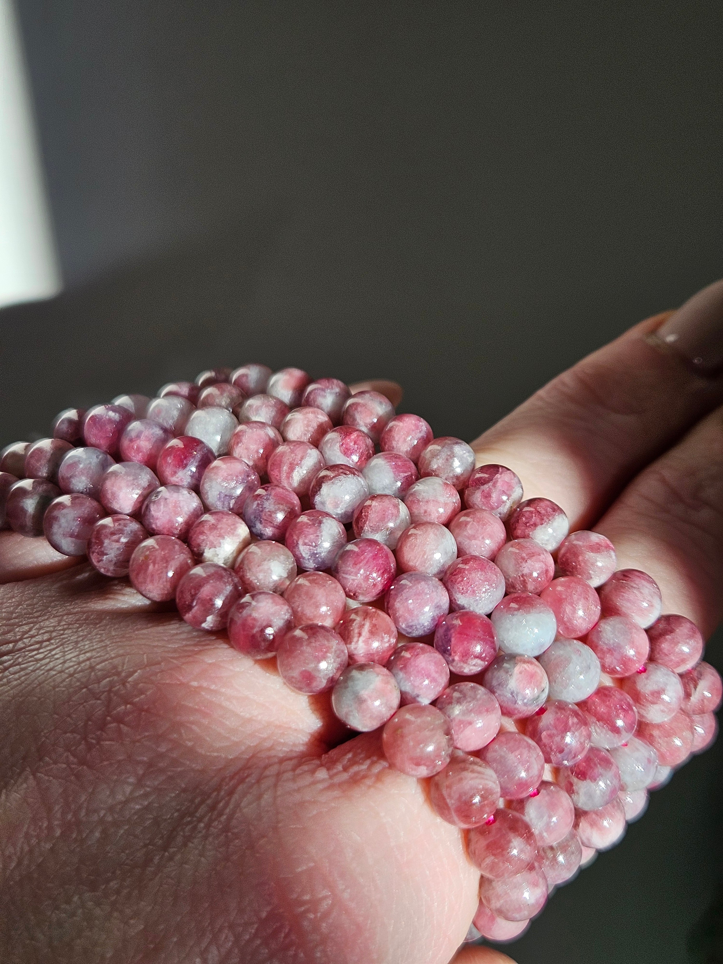 Pink Tourmaline Bracelet | 6mm