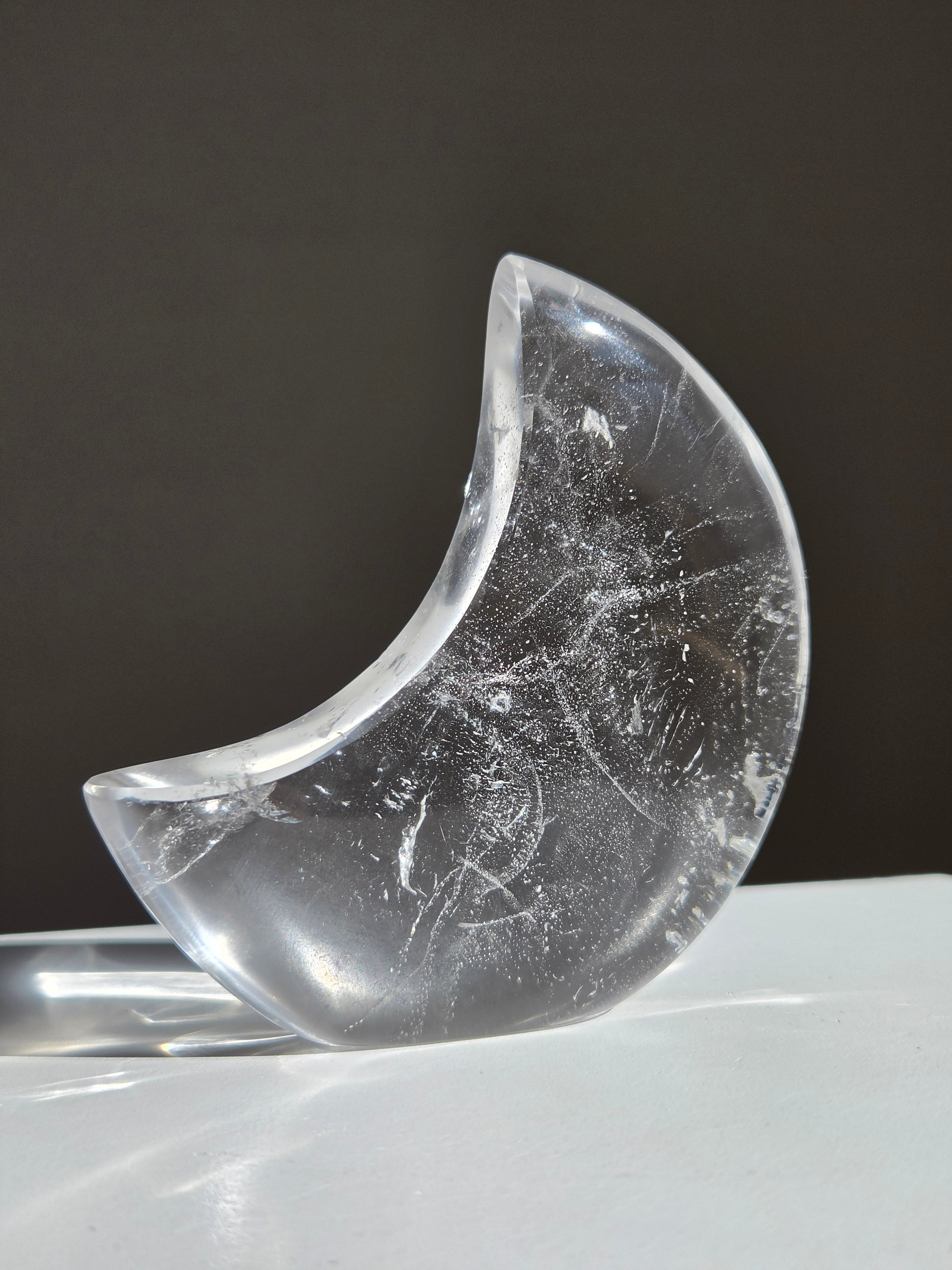 Himalayan Quartz Standing Moon 005