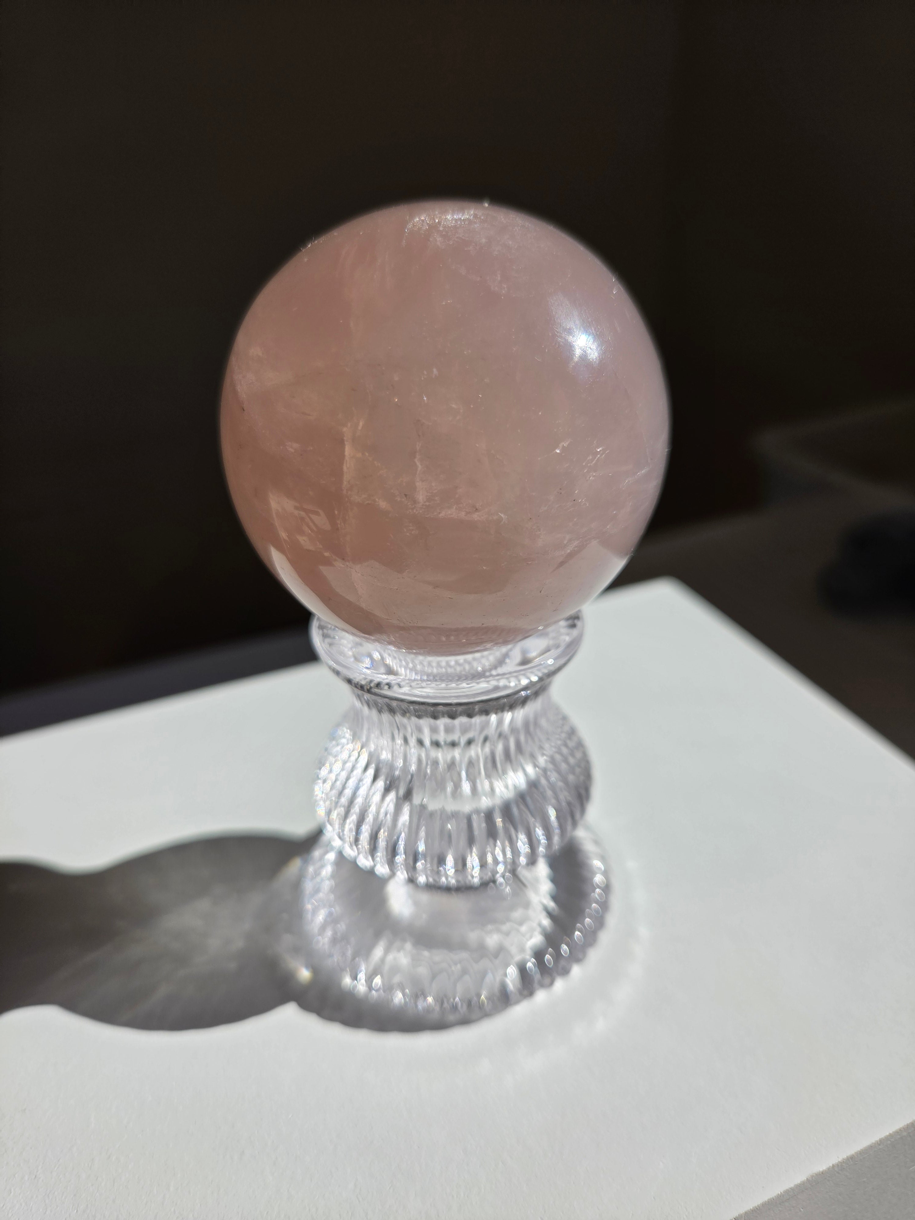 Rose Quartz Sphere 004