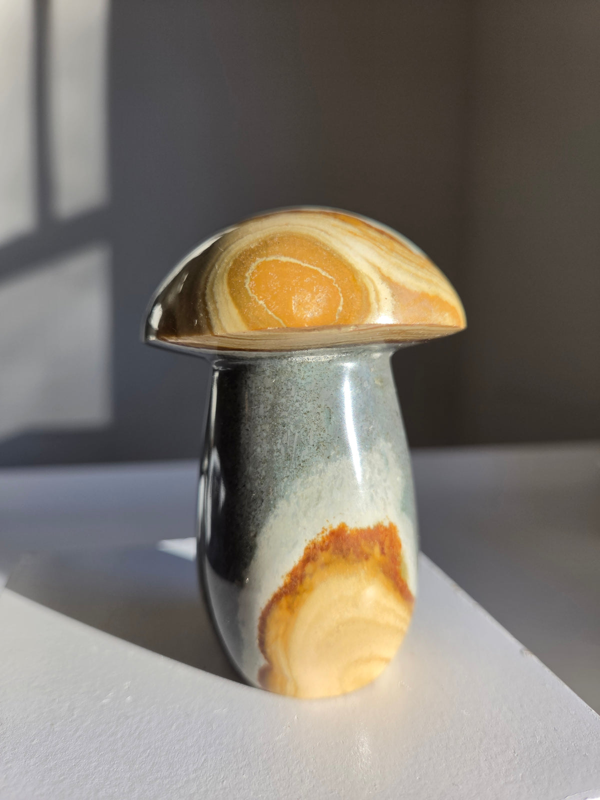Polychrome Jasper Mushroom 001