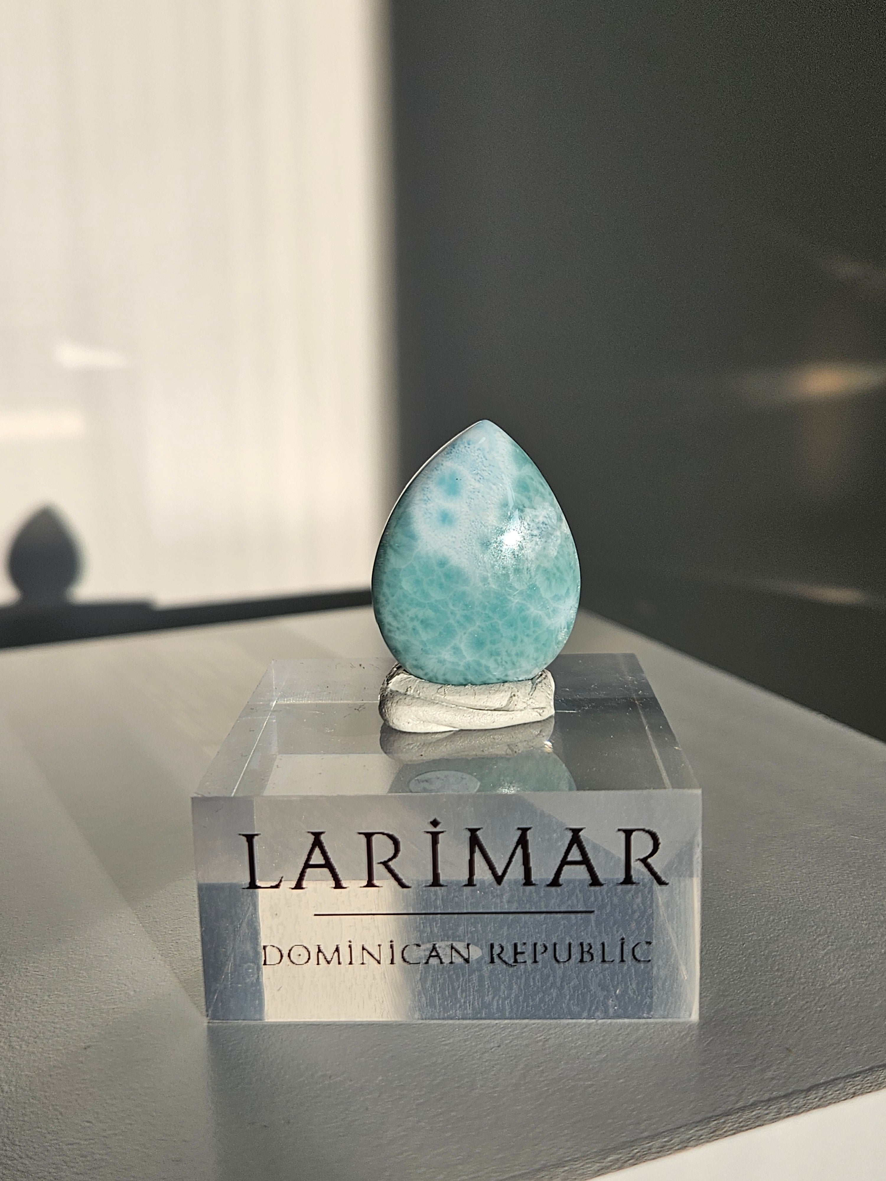 Larimar Cabochon 003