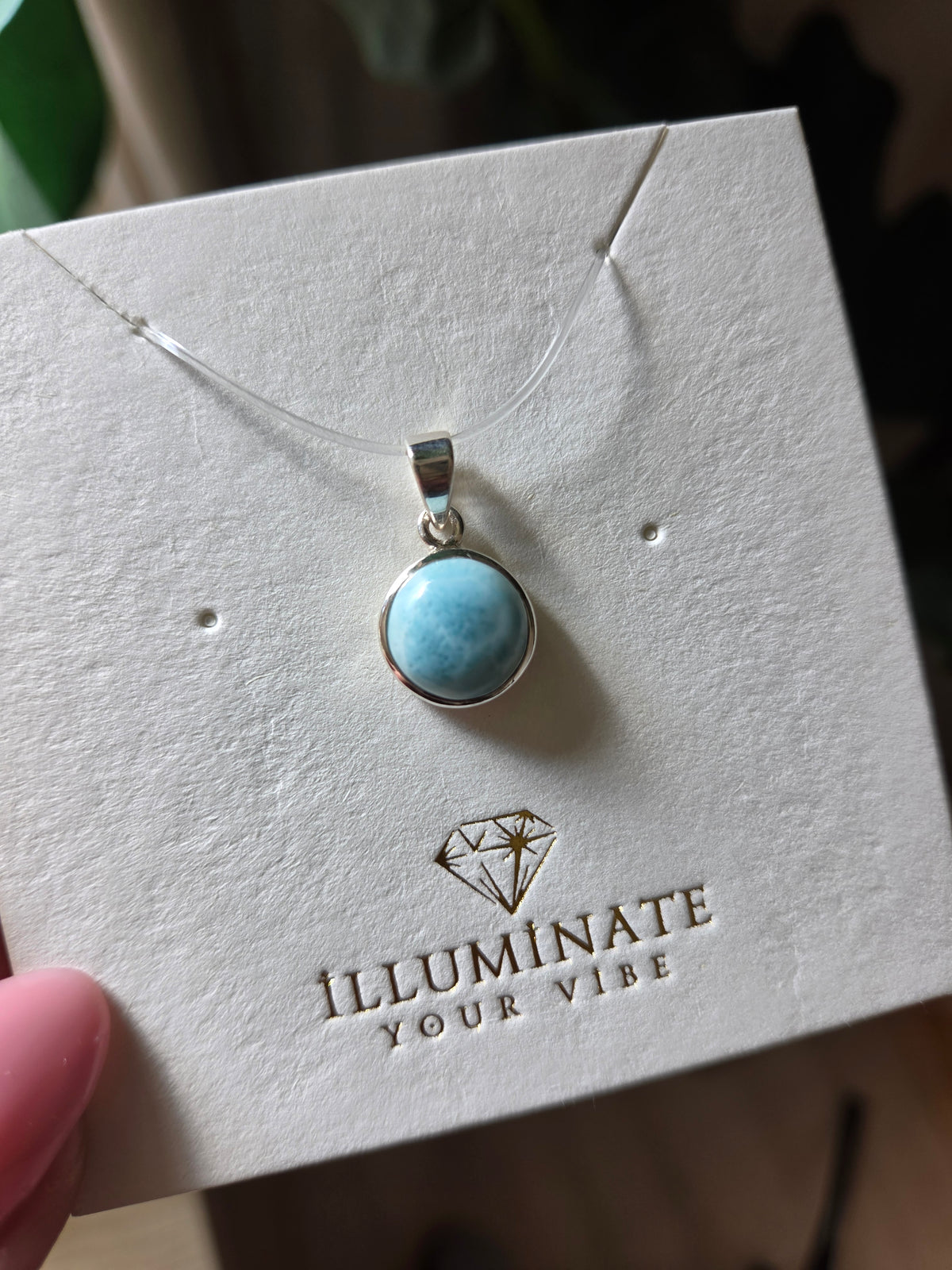 Larimar Pendant 003