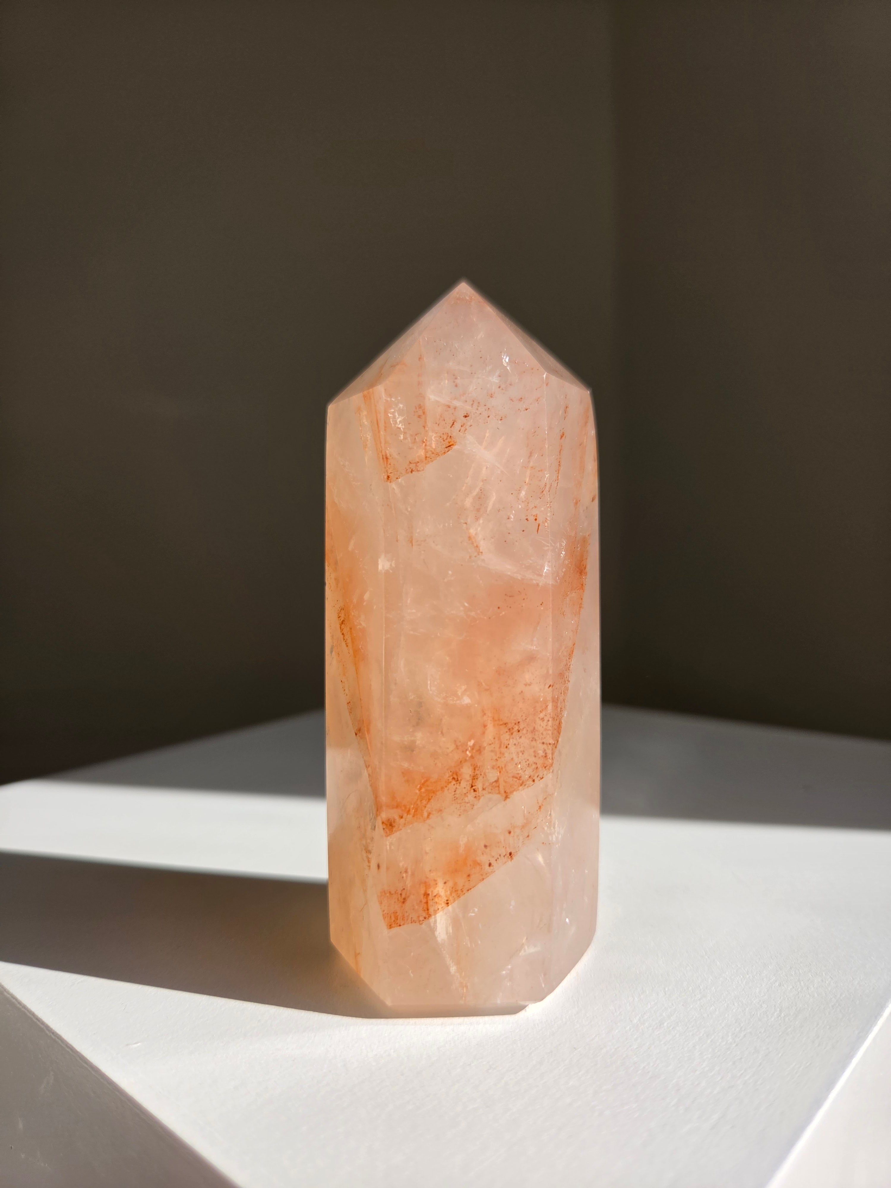 Hematoid Quartz Tower 005