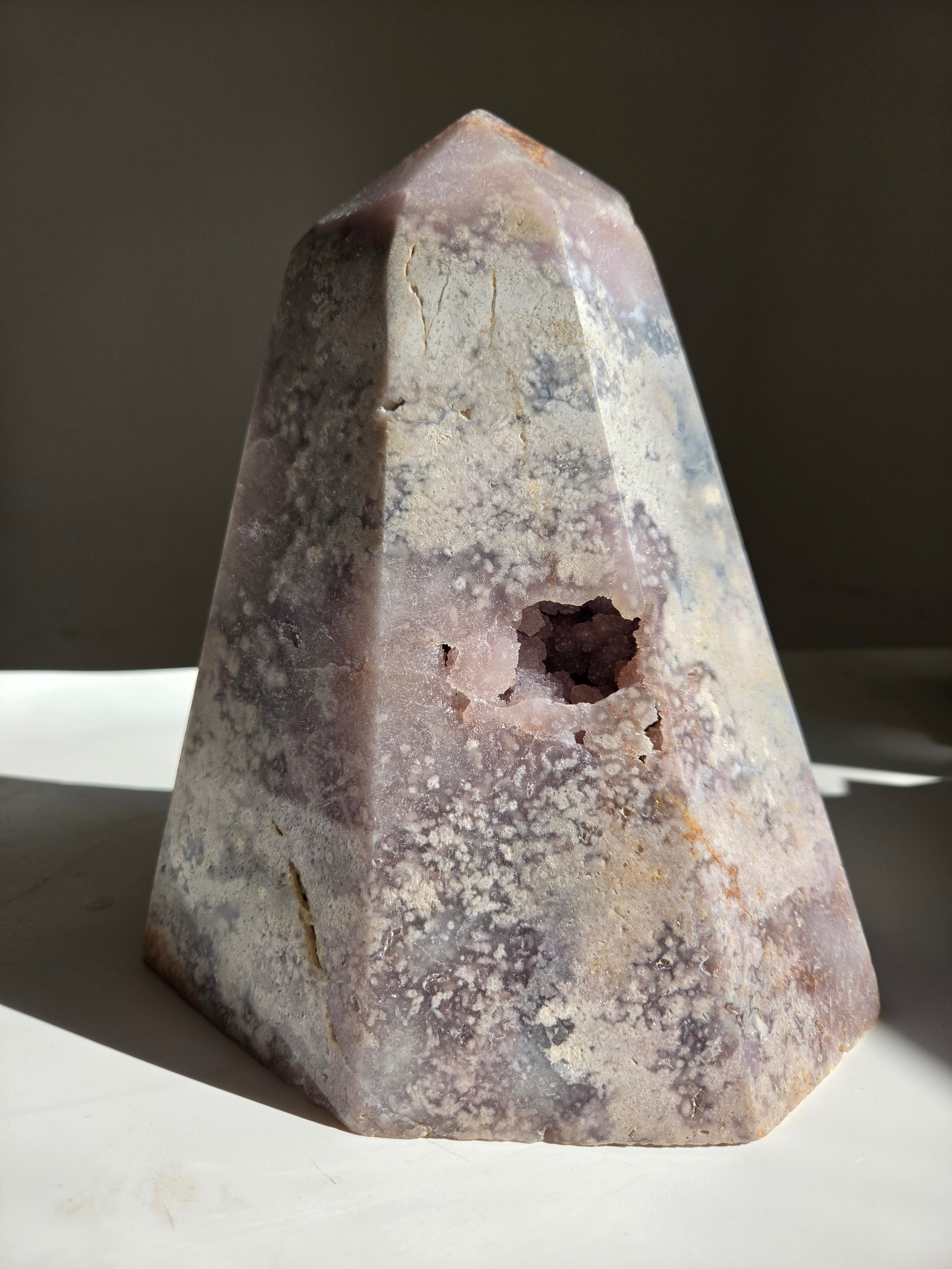Pink Amethyst Statement Tower