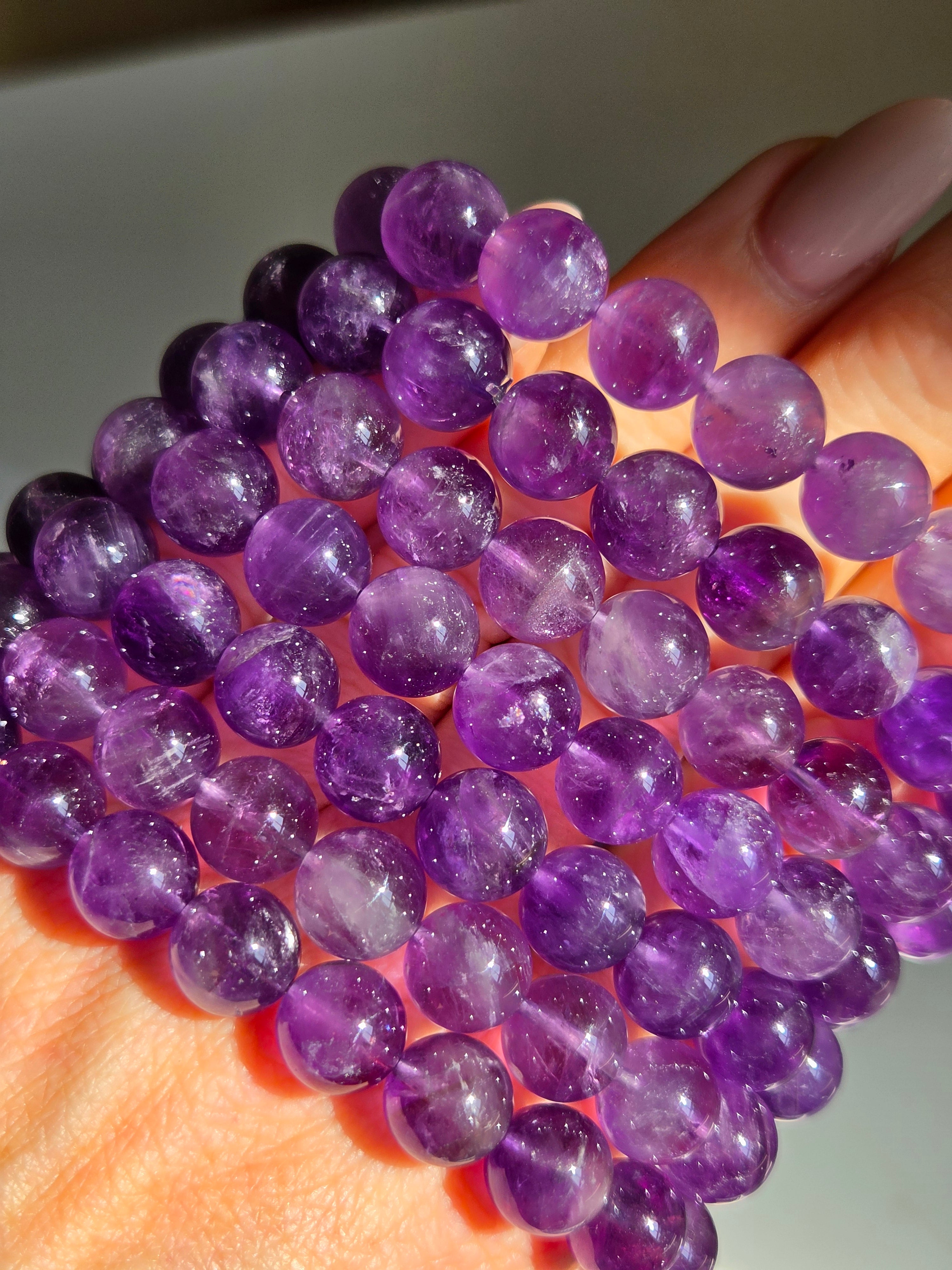 Amethyst Bracelet | 10mm